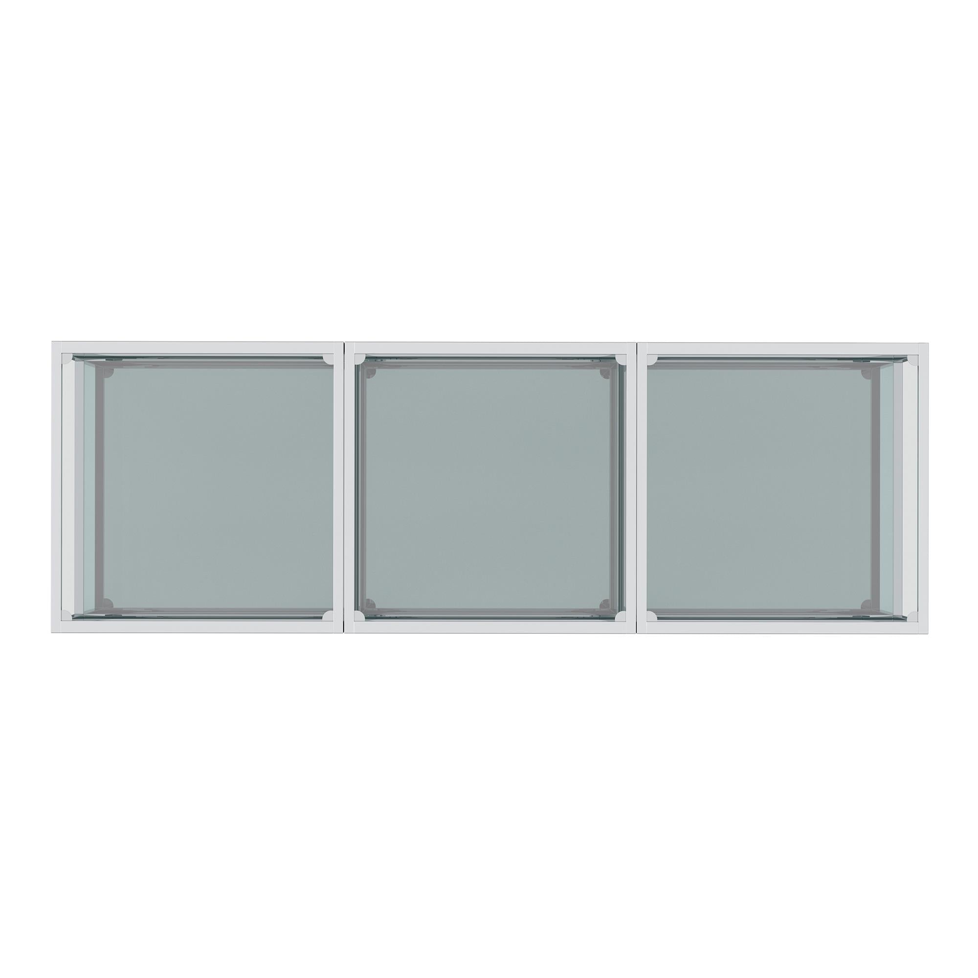 !nspire Casini 303-632CH_S 3 pc Small Coffee Table Set - Silver IMAGE 6