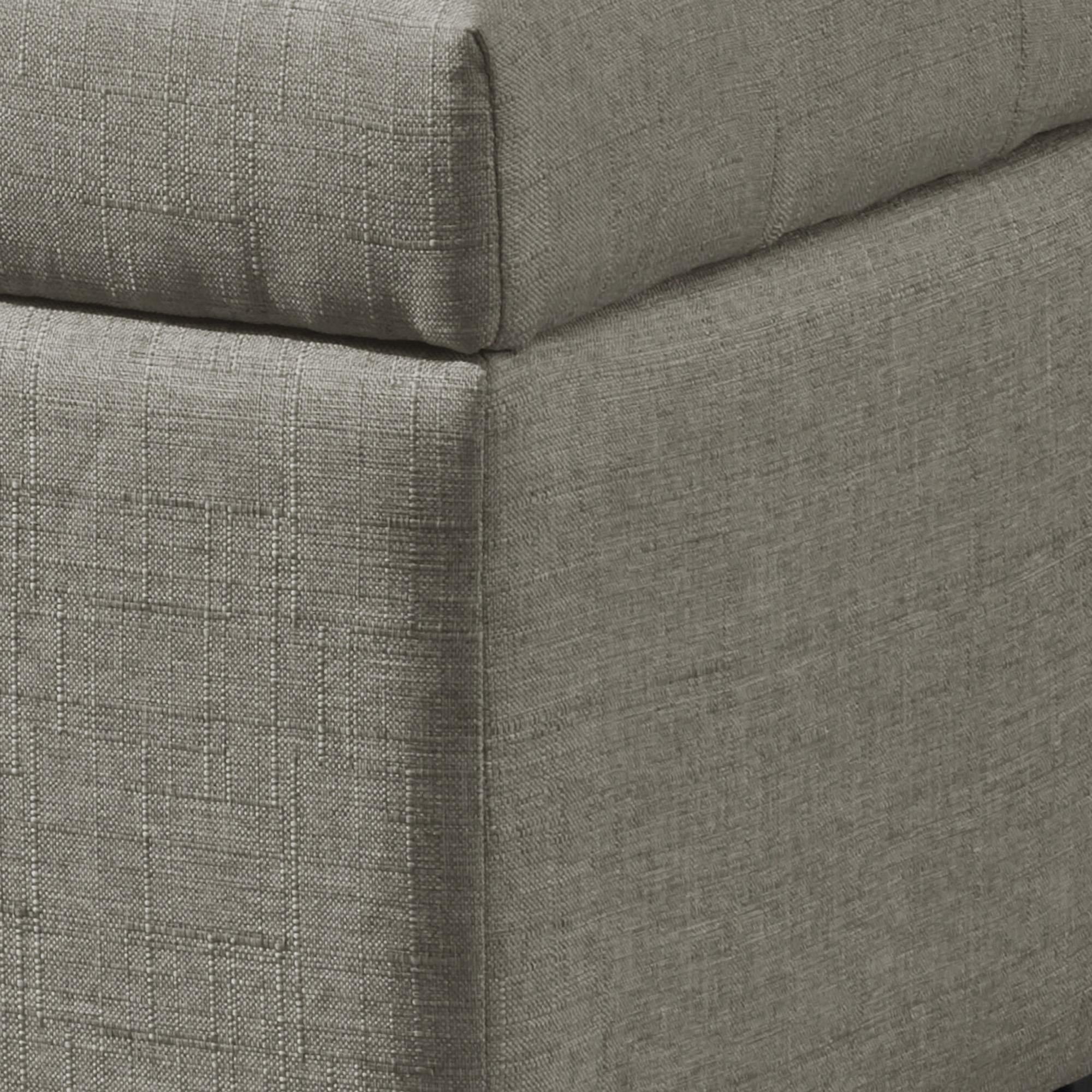 Worldwide Home Furnishings Harper 402-503LG Rectangular Storage Ottoman Bench - Light Grey IMAGE 4