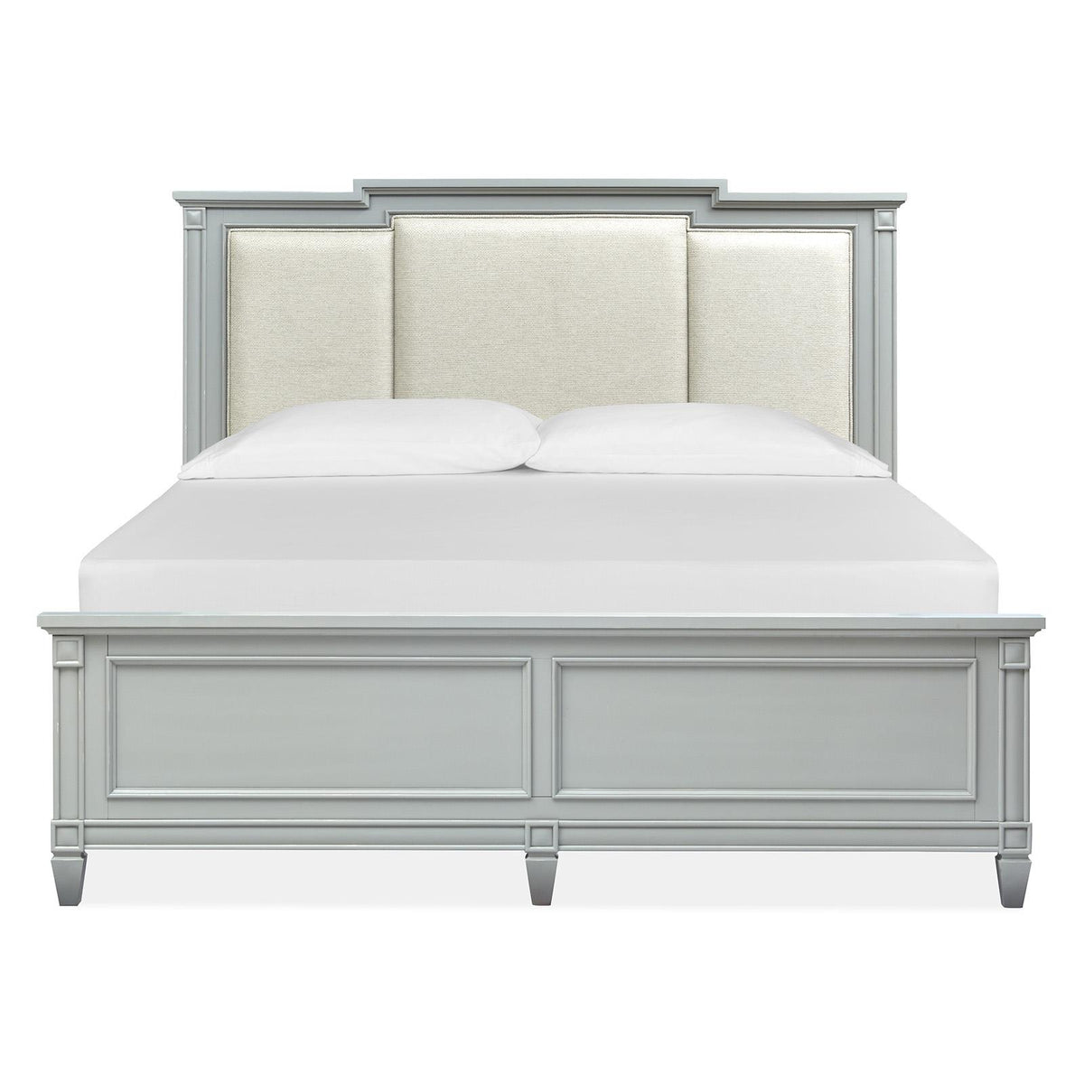 Magnussen Glenbrook B5668-55 Queen Panel Bed with Upholstered Headboard IMAGE 2