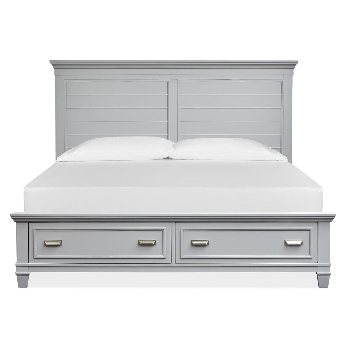 Magnussen Charleston B5611-65GY King Panel Storage Bed - Grey IMAGE 3