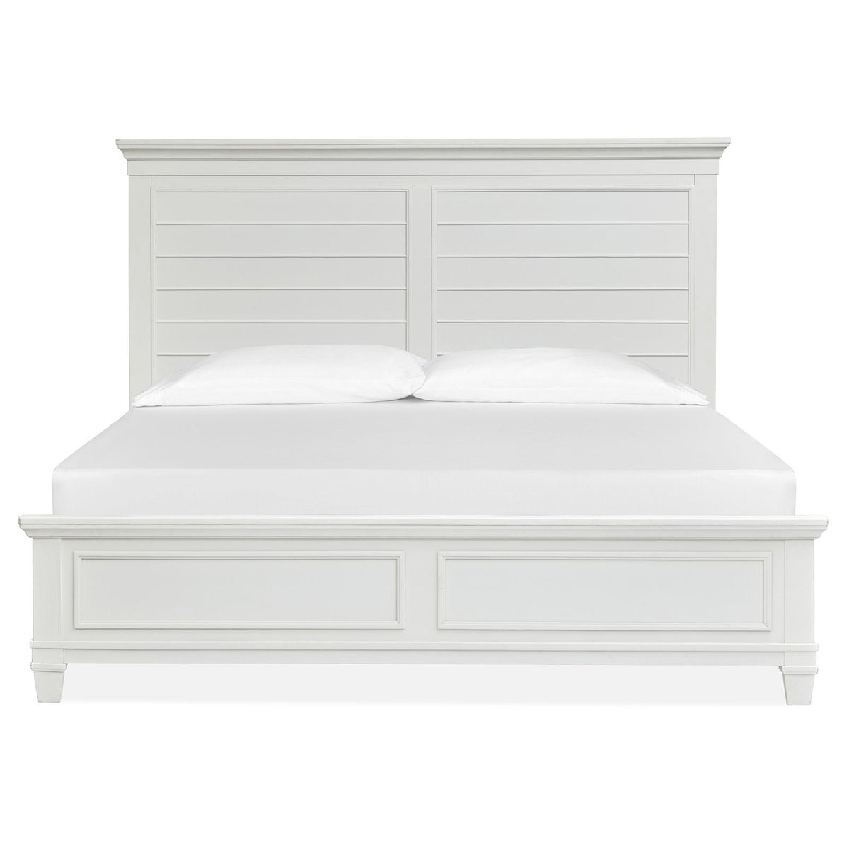 Magnussen Charleston B5611-54WH Queen Panel Bed - White IMAGE 2