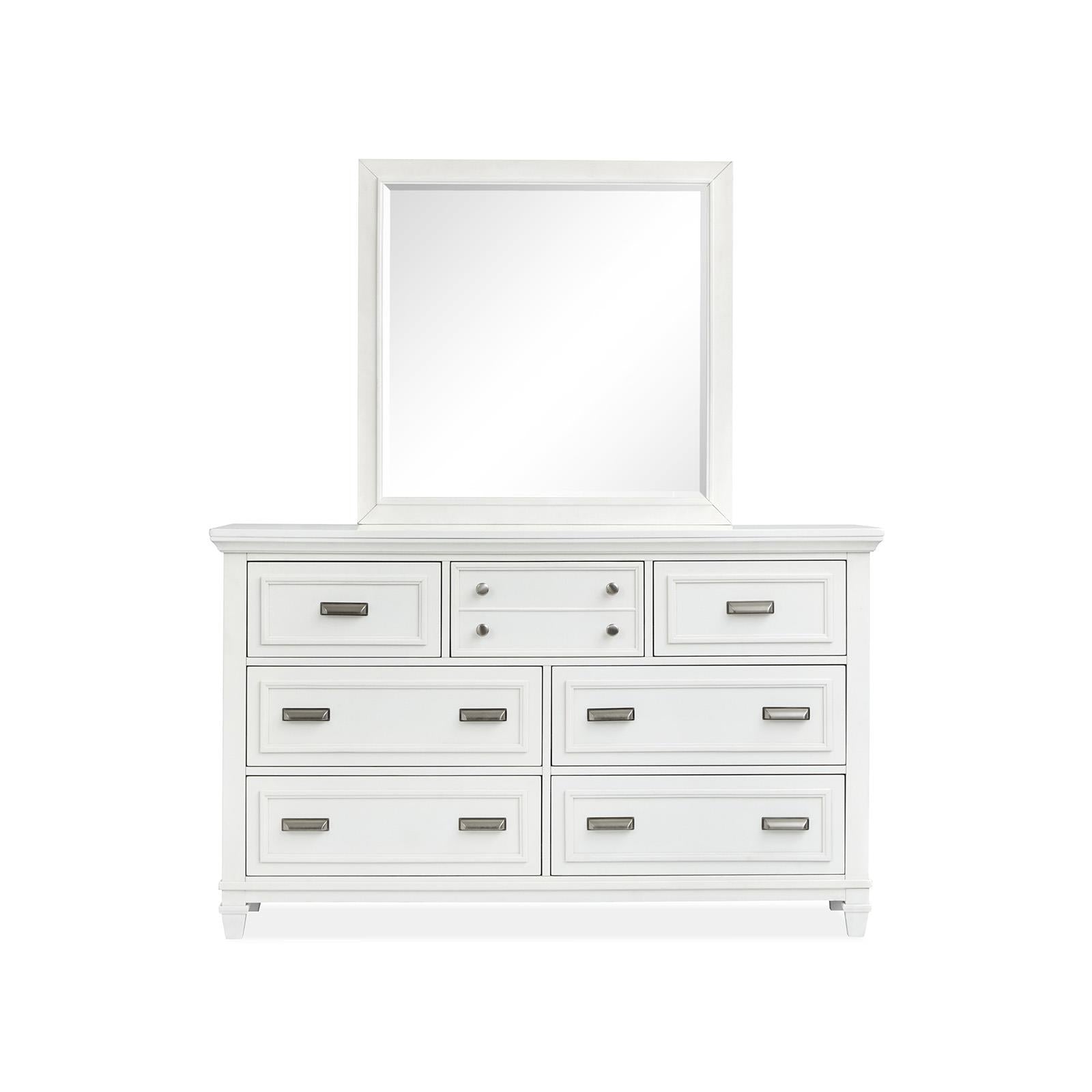 Magnussen Charleston B5611-40WH Landscape Mirror - White IMAGE 3