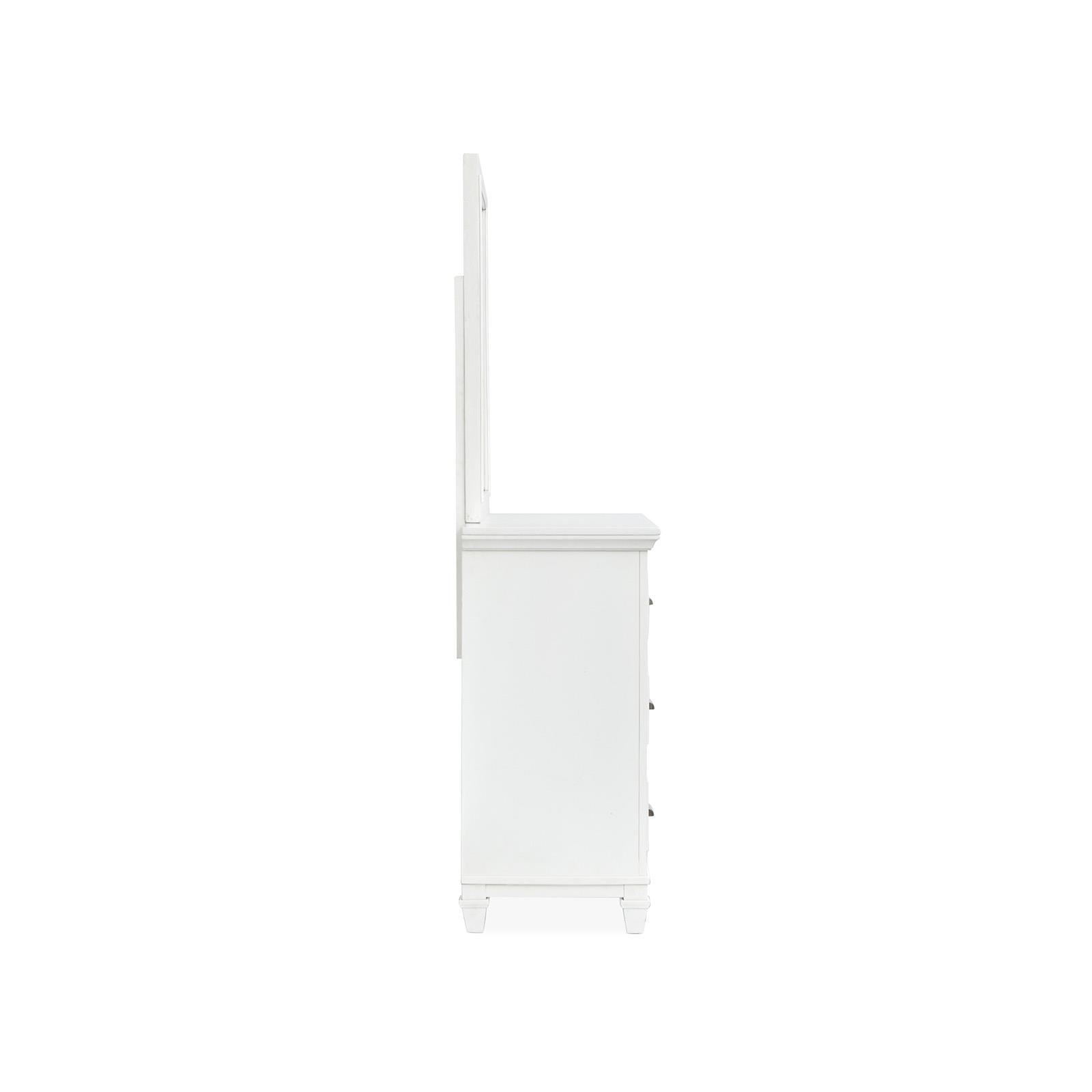 Magnussen Charleston B5611-40WH Landscape Mirror - White IMAGE 4
