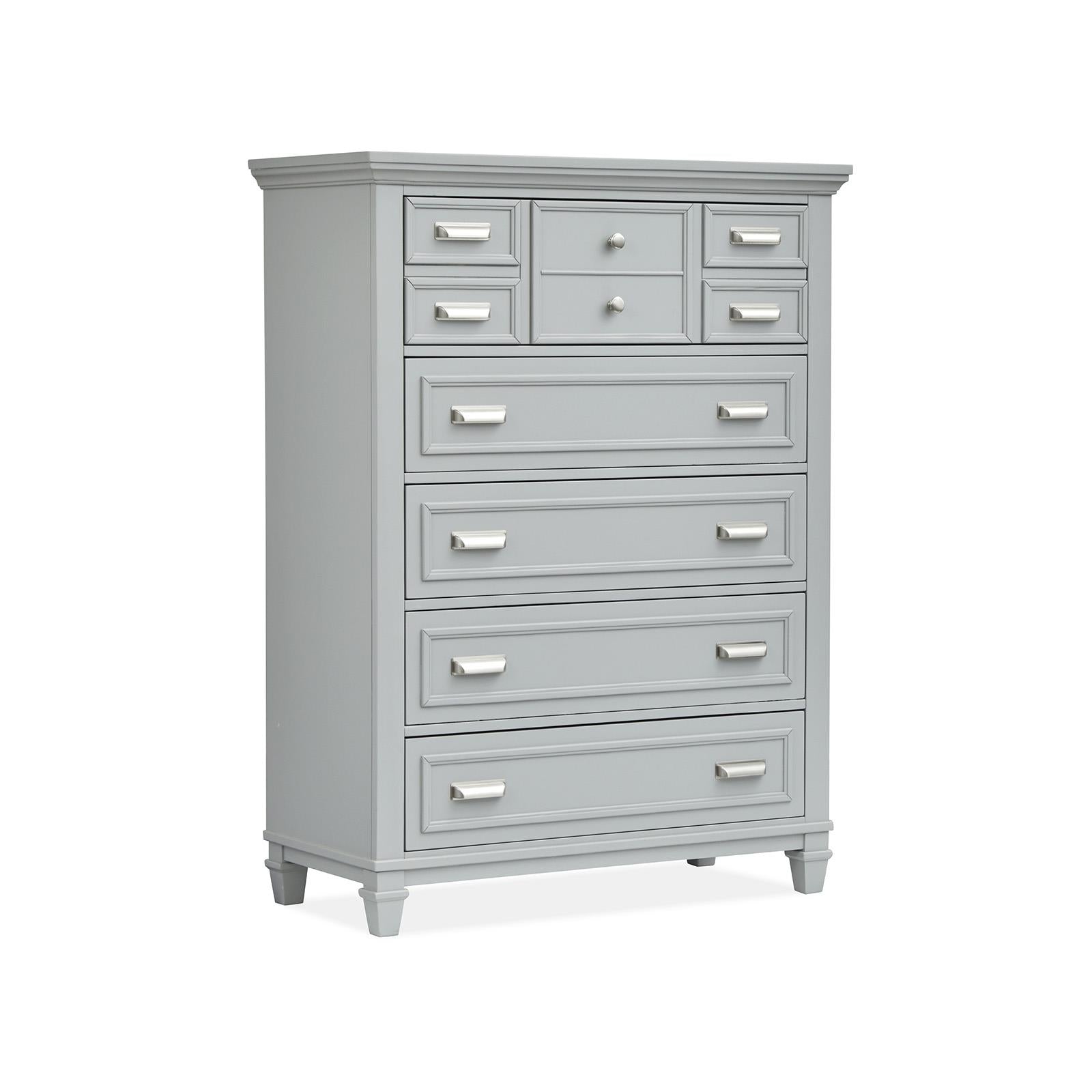 Magnussen Charleston B5611-10GY Drawer Chest - Grey IMAGE 1