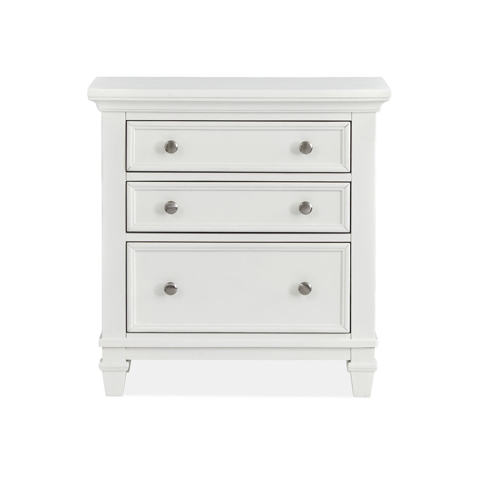 Magnussen Charleston B5611-01WH Drawer Nightstand - White IMAGE 3