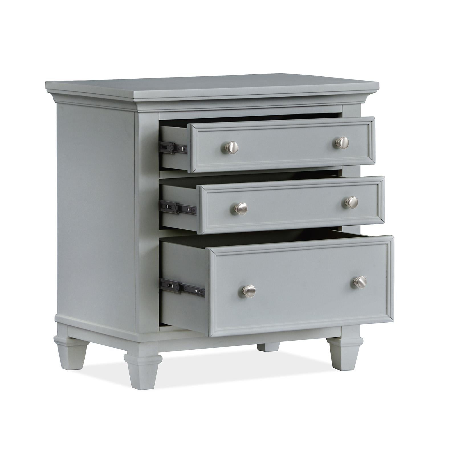 Magnussen Charleston B5611-01GY Drawer Nightstand - Grey IMAGE 2