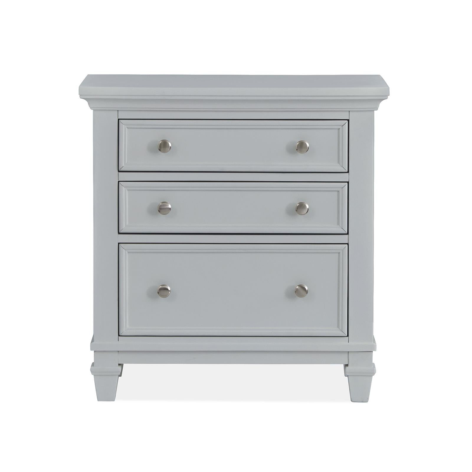 Magnussen Charleston B5611-01GY Drawer Nightstand - Grey IMAGE 3