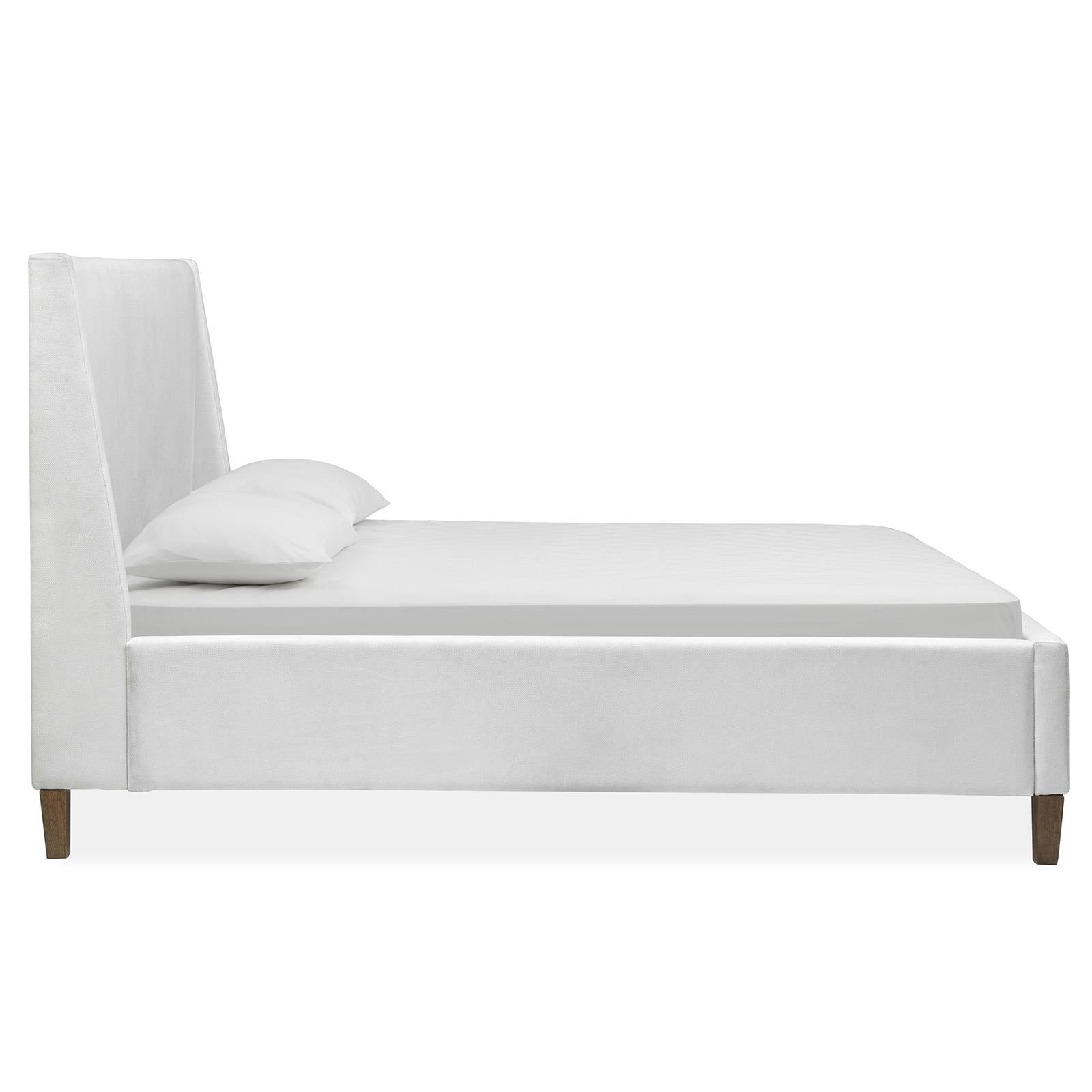 Magnussen Lindon B5570-50W Queen White Upholstered Island Bed IMAGE 3