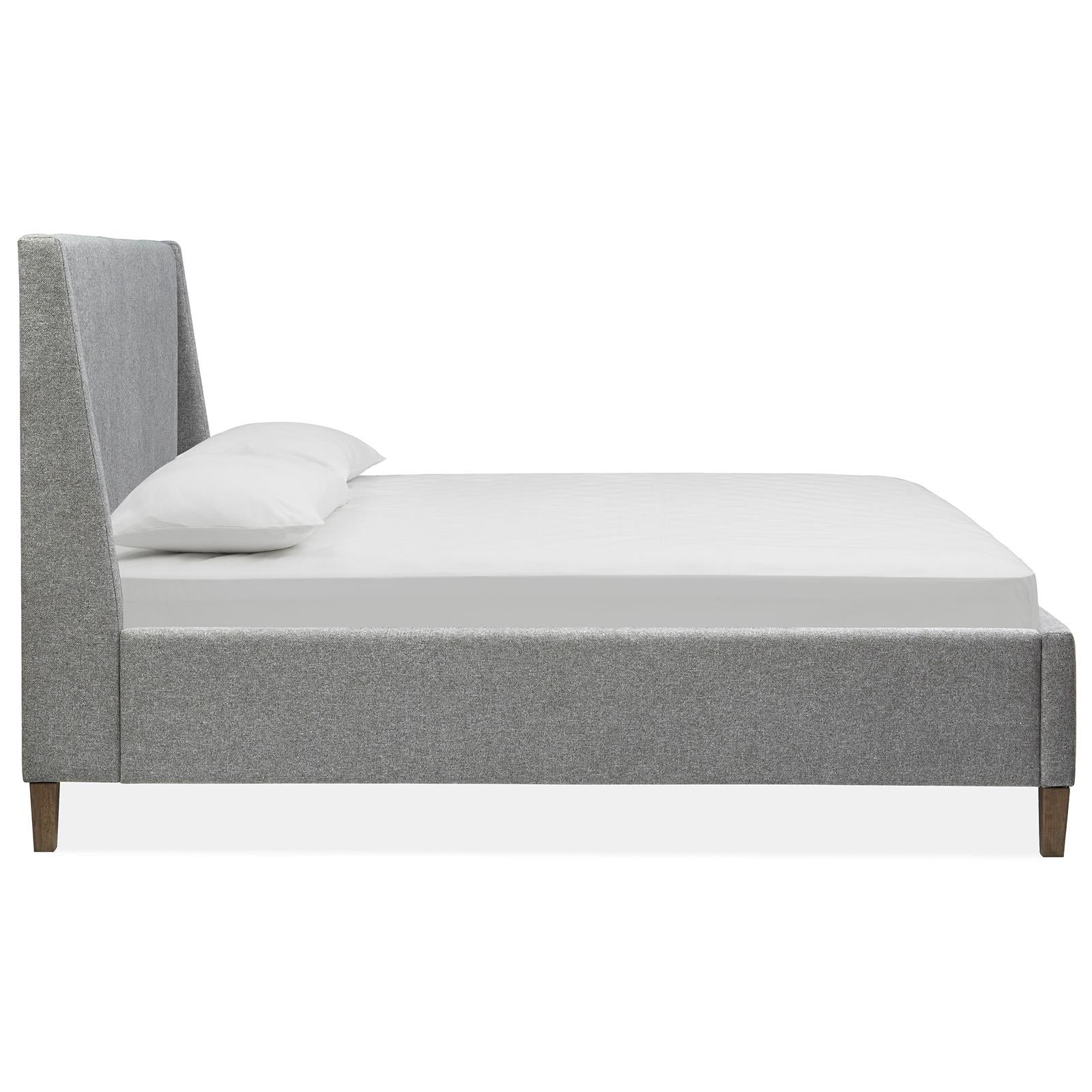 Magnussen Lindon B5570-50G Queen Grey Upholstered Island Bed IMAGE 3