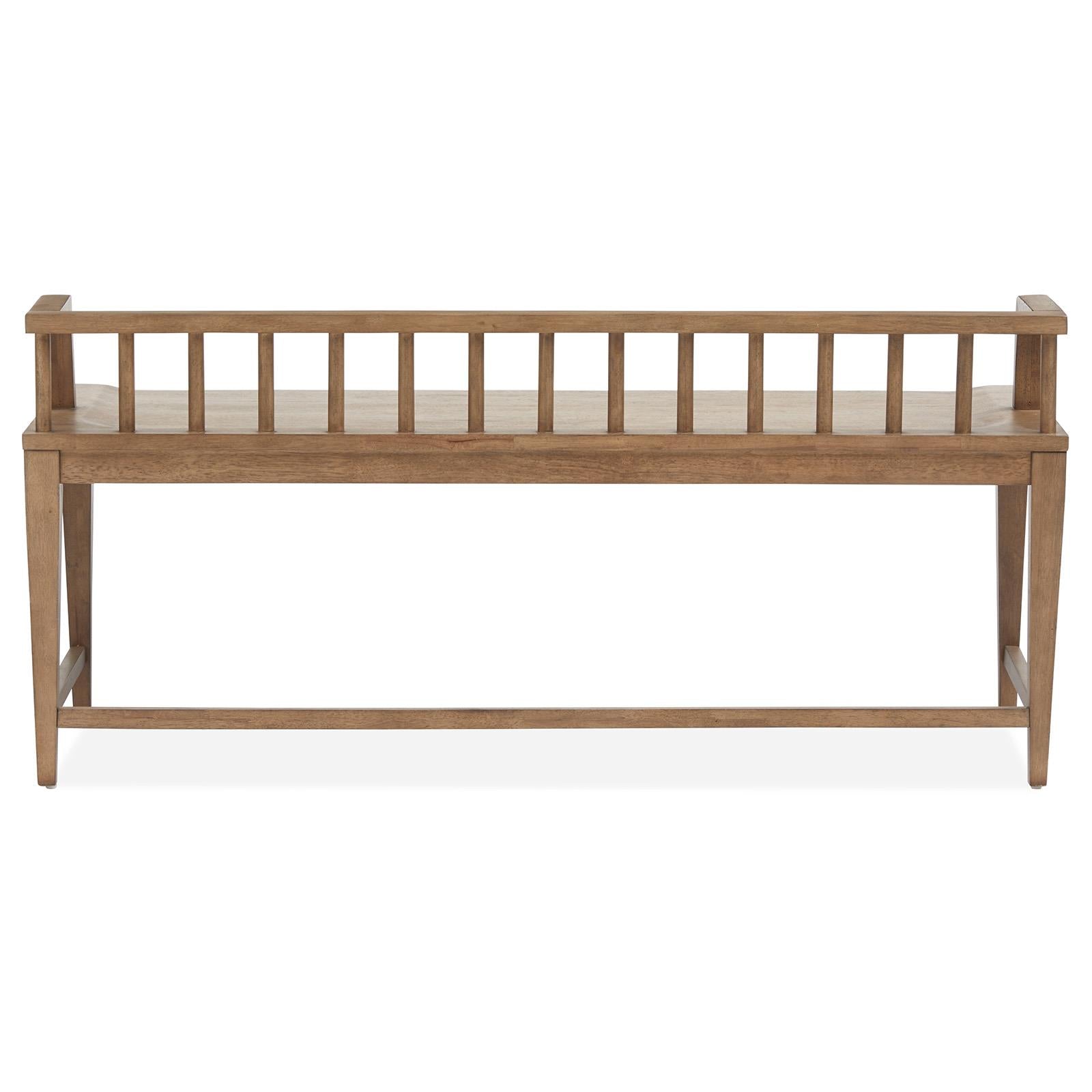 Magnussen Lindon D5570-79 Arm Bench with Low Back IMAGE 5