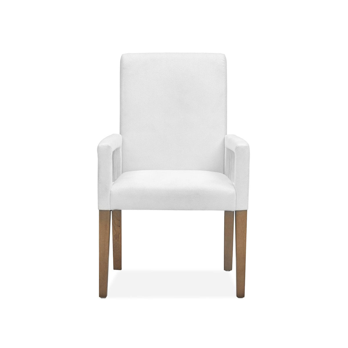 Magnussen Lindon D5570-73W Dining Arm Chair with White Upholstered Seat & Back IMAGE 2