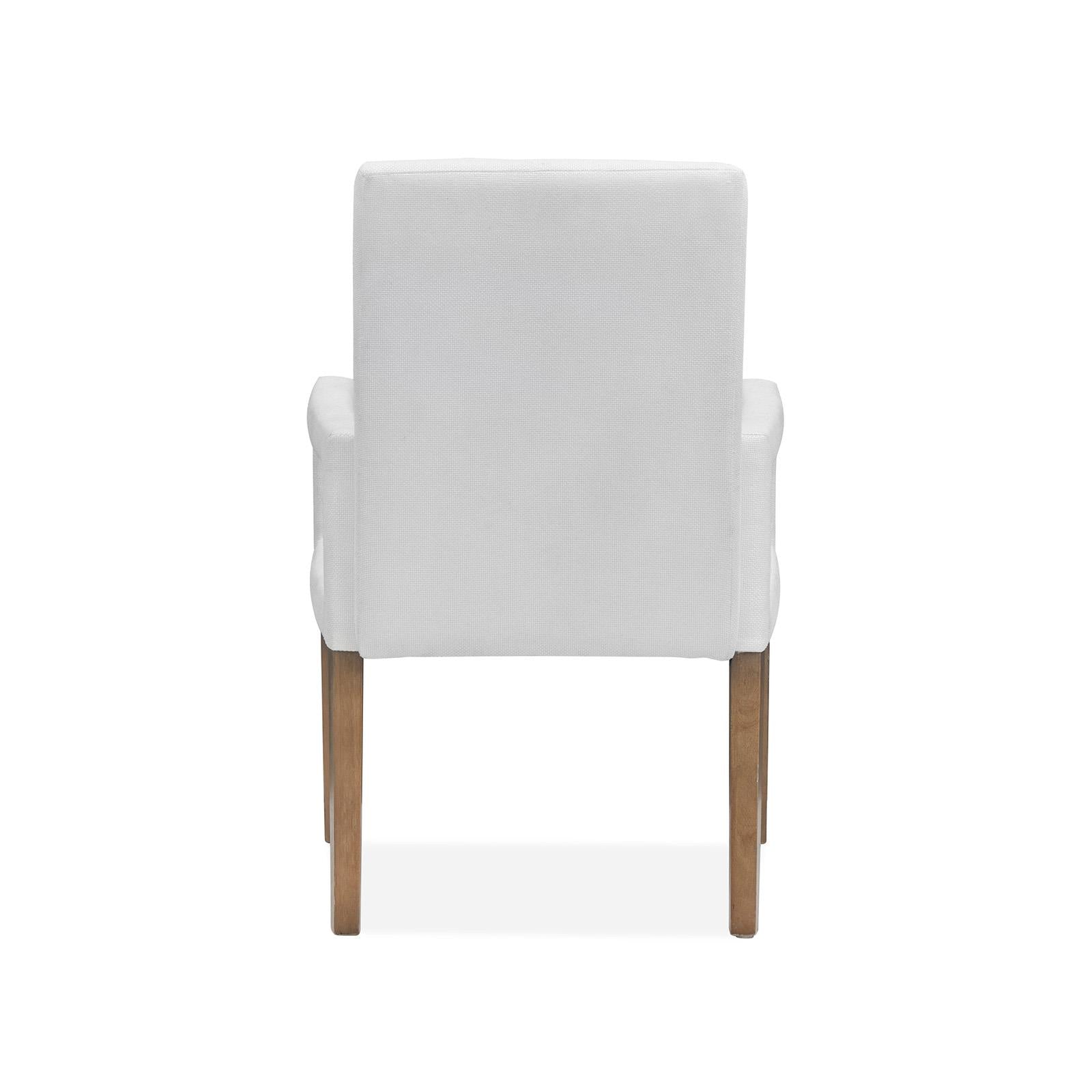 Magnussen Lindon D5570-73W Dining Arm Chair with White Upholstered Seat & Back IMAGE 5