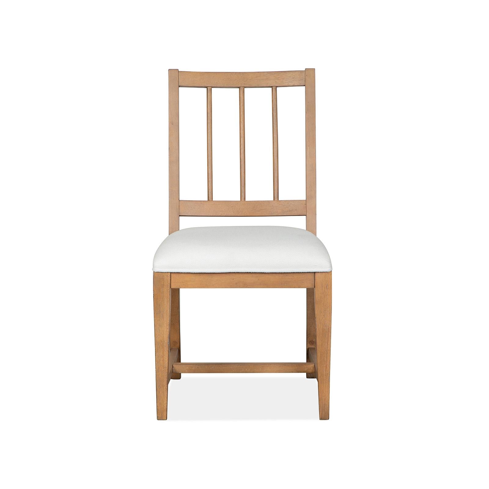Magnussen Lindon D5570-62W Dining Side Chair with White Upholstered Seat IMAGE 2