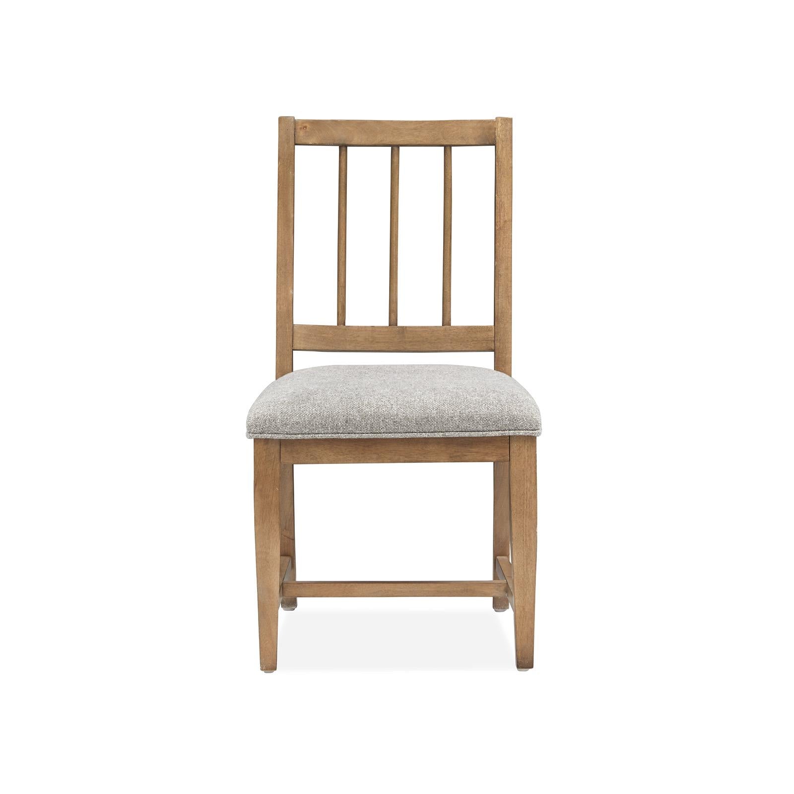 Magnussen Lindon D5570-62G Dining Side Chair with Grey Upholstered Seat IMAGE 2