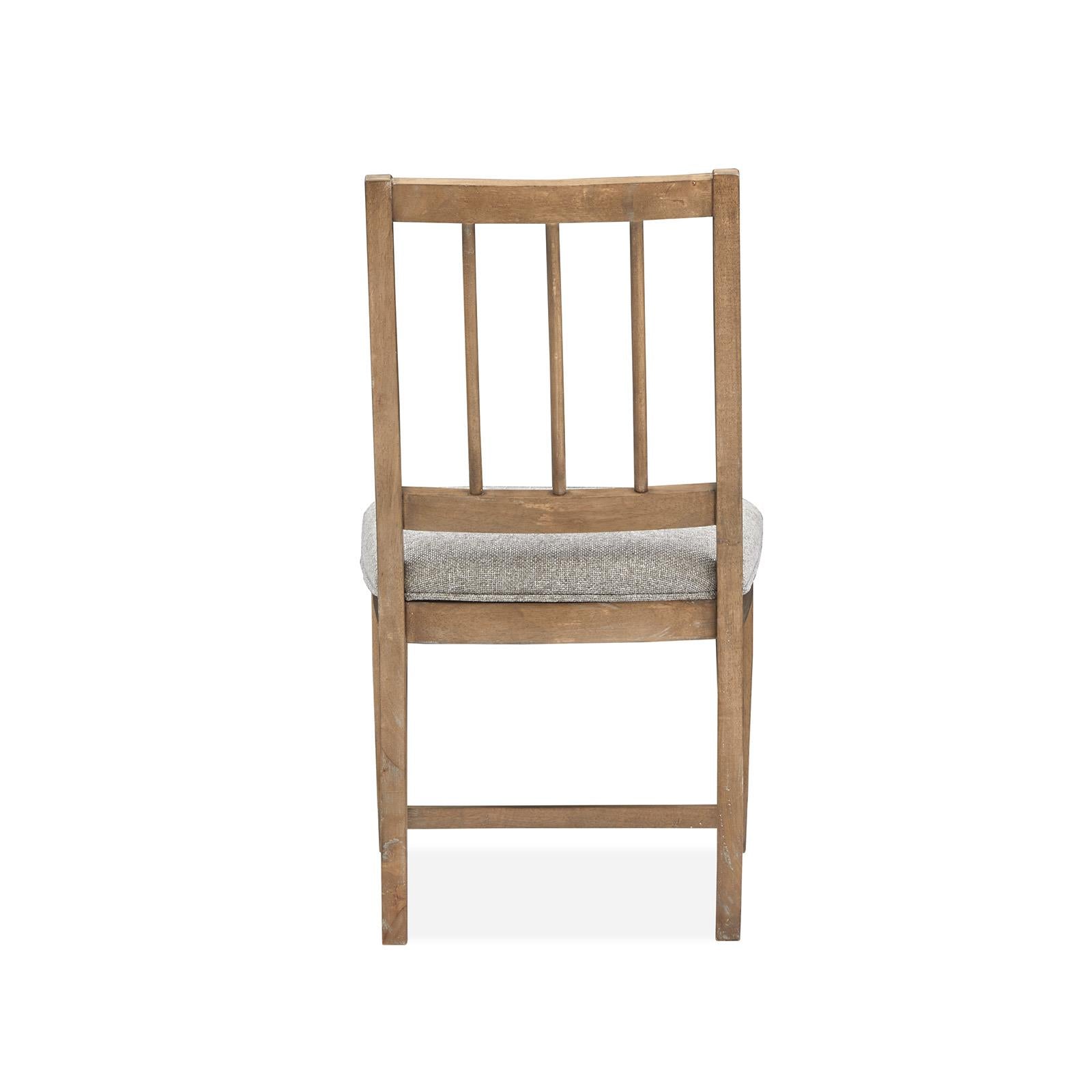 Magnussen Lindon D5570-62G Dining Side Chair with Grey Upholstered Seat IMAGE 5