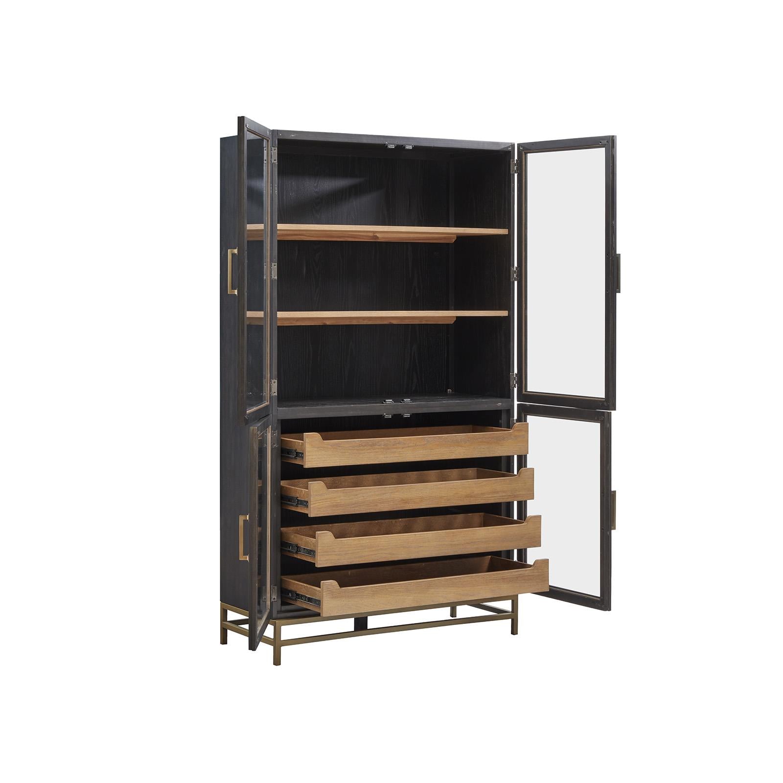 Magnussen Lindon D5570-01B Two Tone Dining Cabinet IMAGE 3