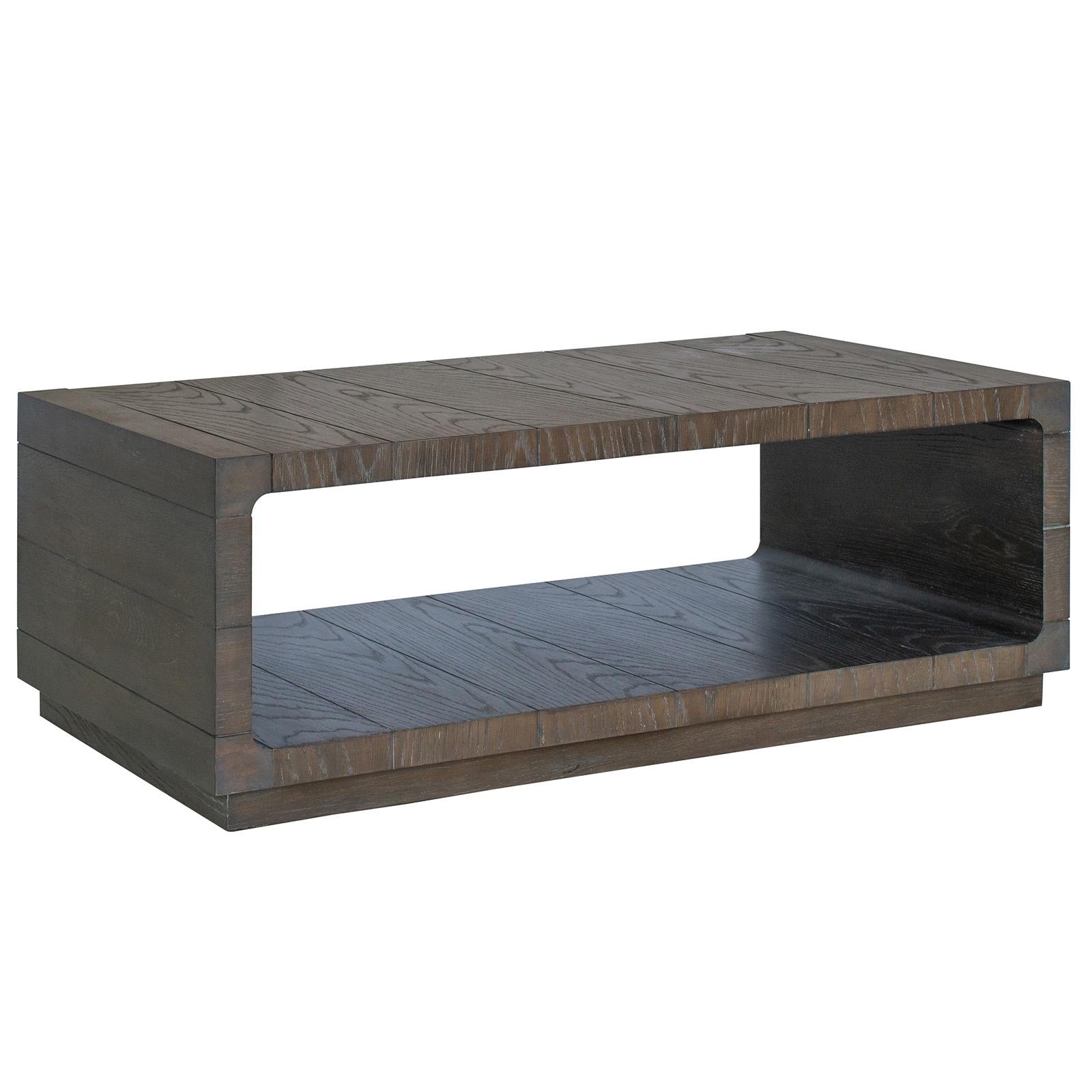 Magnussen LeLand T5704-43 Rectangular Cocktail Table with Casters IMAGE 1