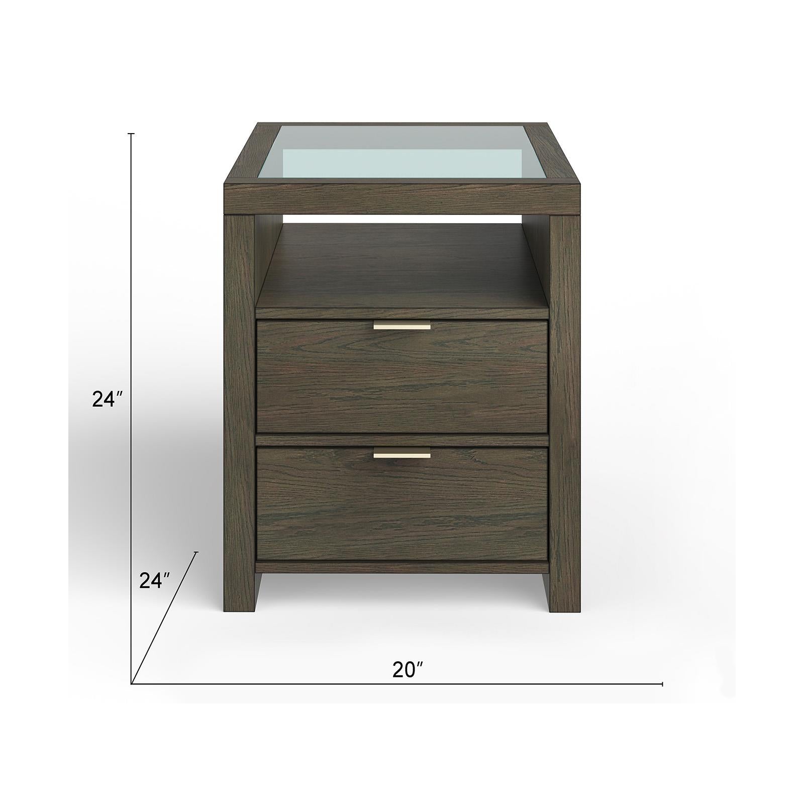 Magnussen Merrick T5653-03 Rectangular End Table IMAGE 3