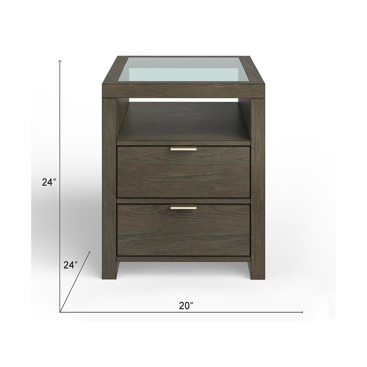 Magnussen Merrick T5653-03 Rectangular End Table IMAGE 3
