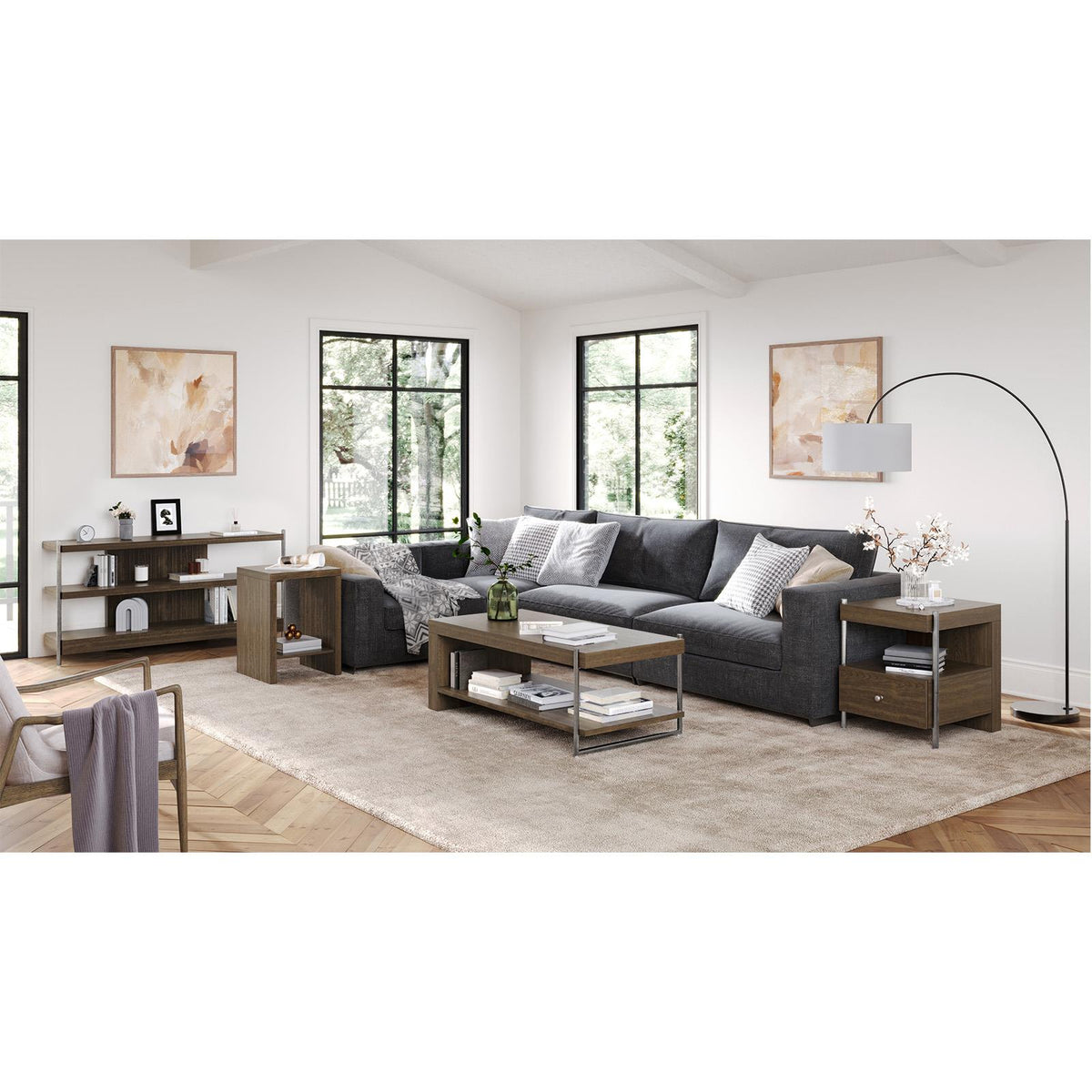 Magnussen Baxton T5649-73 Rectangular Sofa Table IMAGE 3
