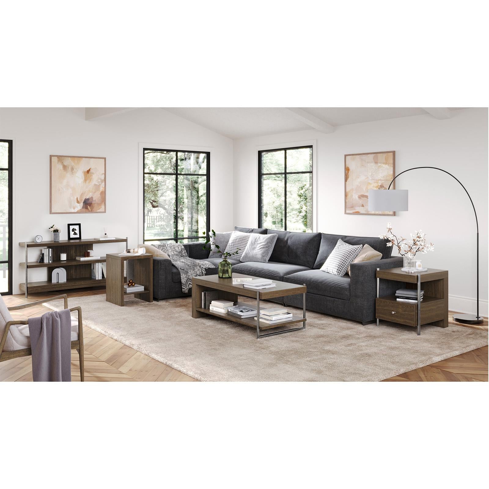 Magnussen Baxton T5649-03 Rectangular End Table IMAGE 6