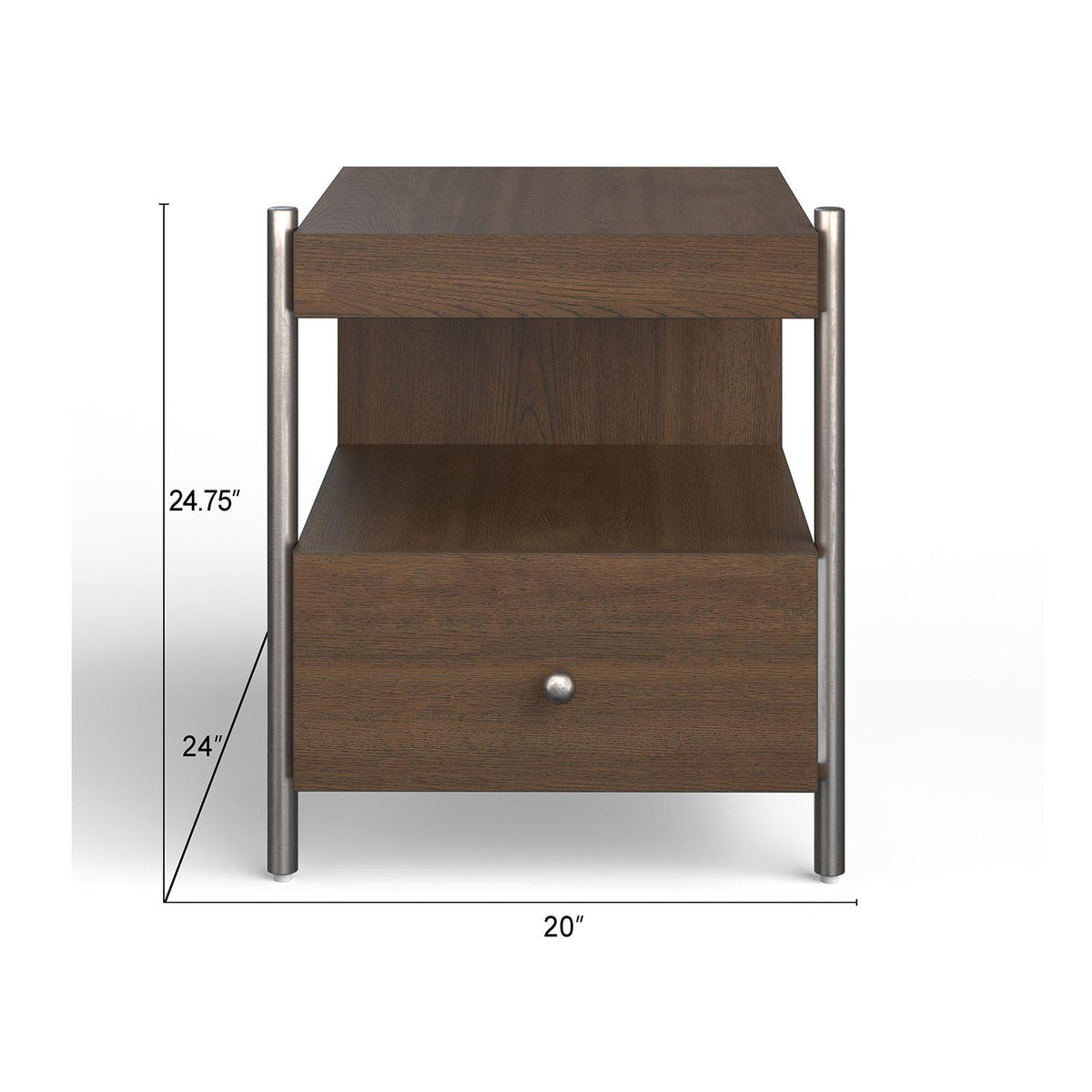 Magnussen Baxton T5649-03 Rectangular End Table IMAGE 7