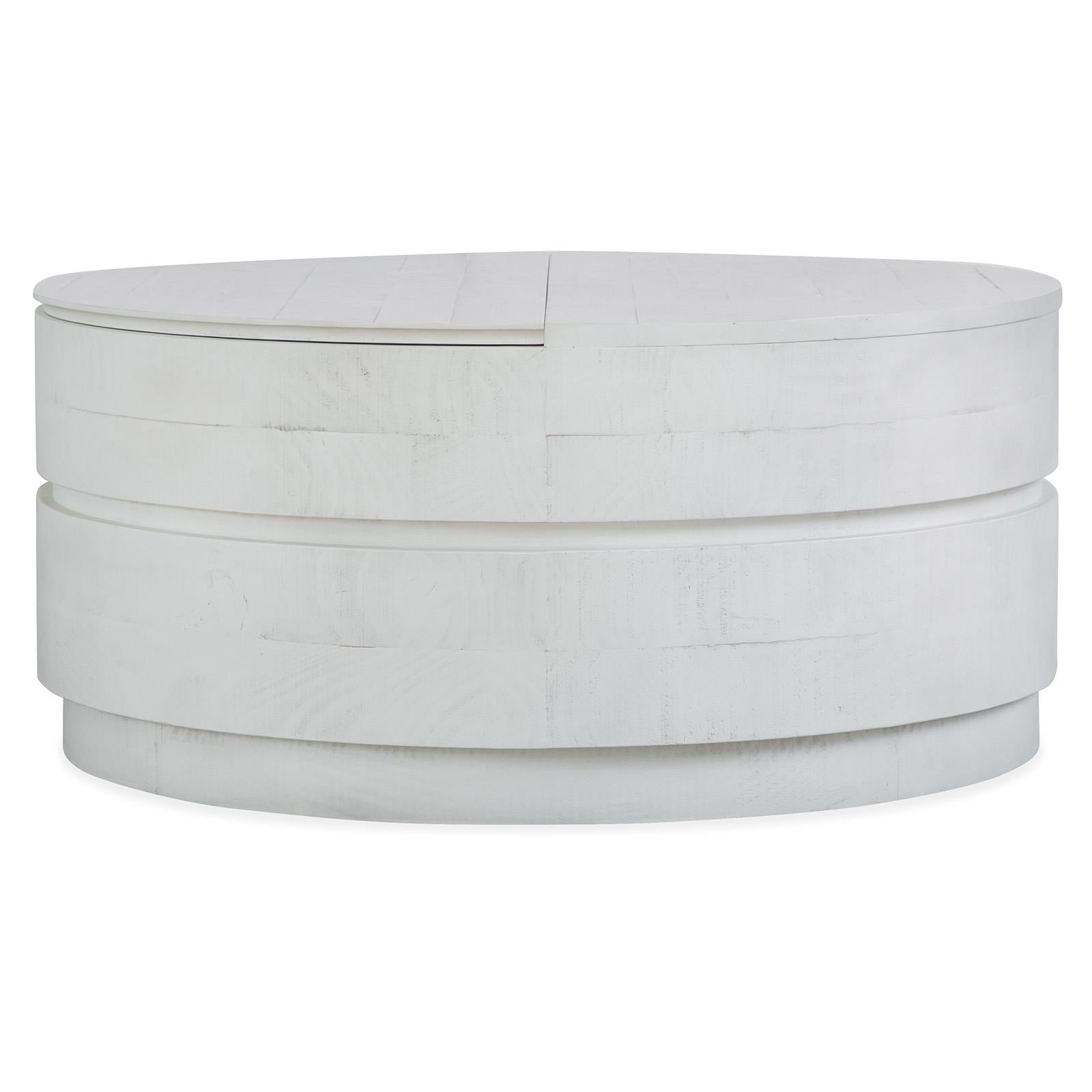 Magnussen Claudette T5644-57 Round Lift Top Cocktail Table with Casters IMAGE 3
