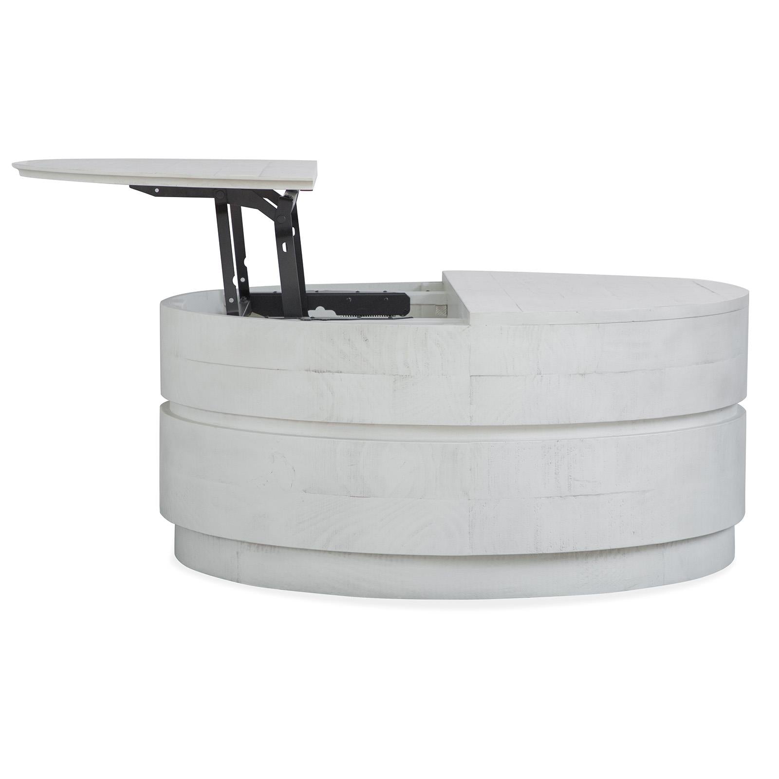 Magnussen Claudette T5644-57 Round Lift Top Cocktail Table with Casters IMAGE 4