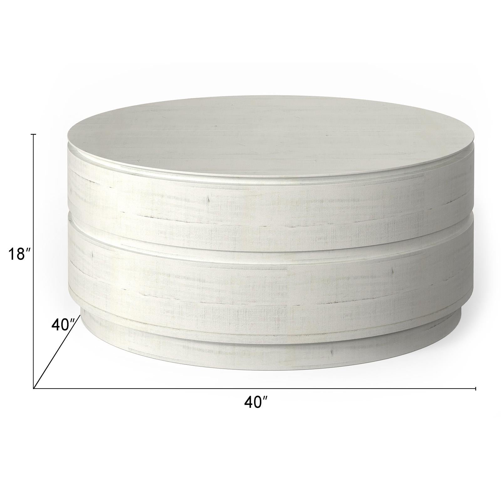 Magnussen Claudette T5644-57 Round Lift Top Cocktail Table with Casters IMAGE 7