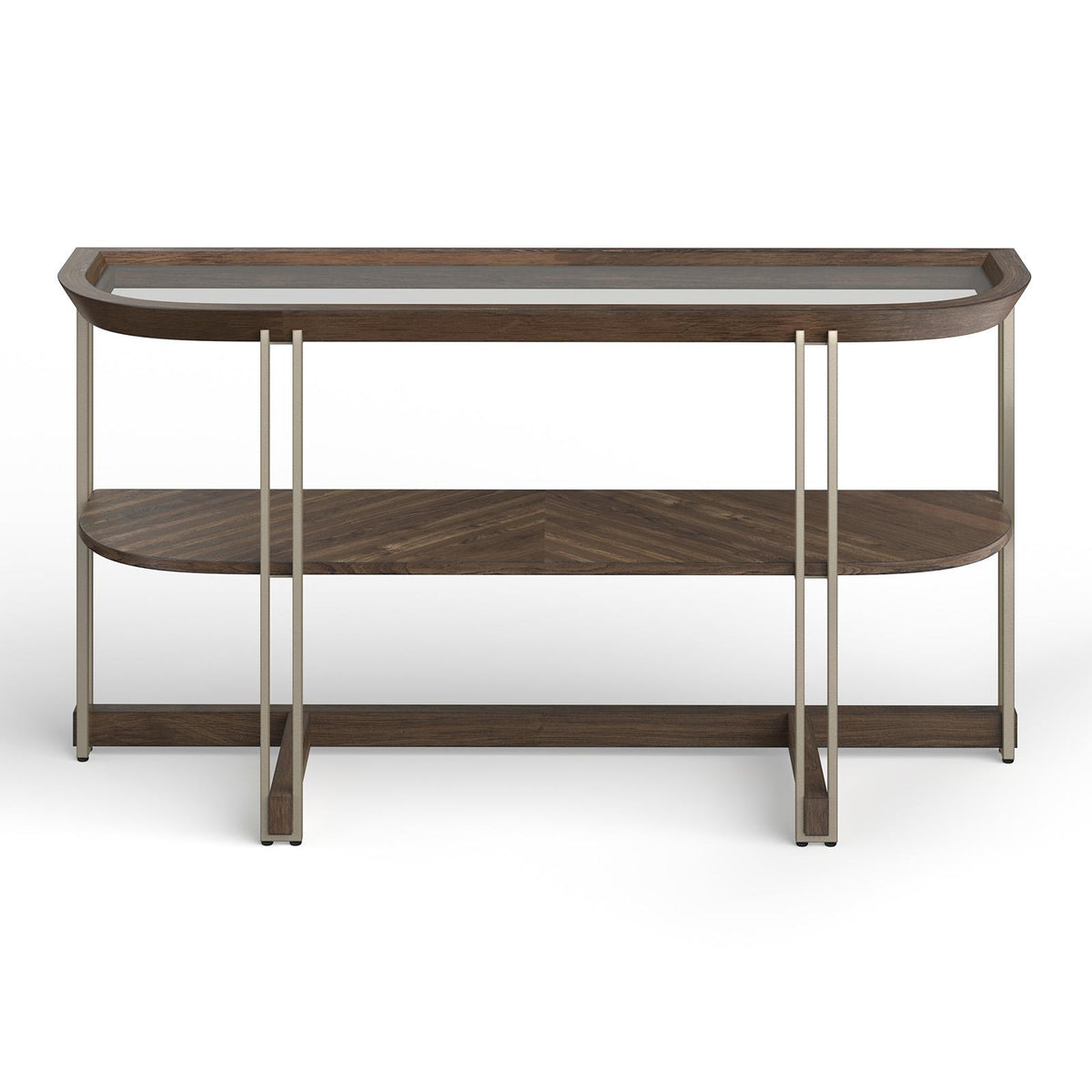 Magnussen Elora T5639-75 Demilune Sofa Table IMAGE 1