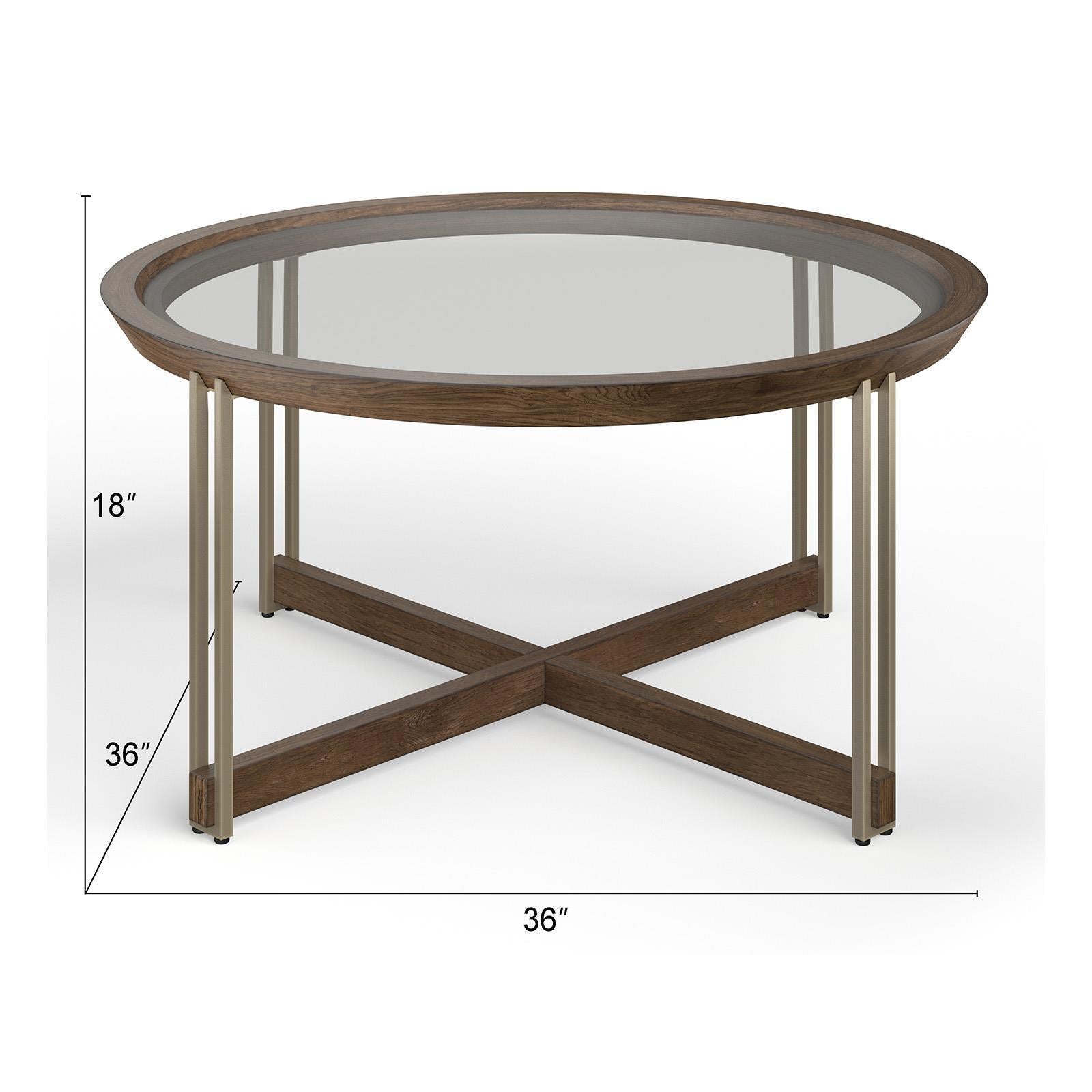 Magnussen Elora T5639-45 Round Cocktail Table IMAGE 3