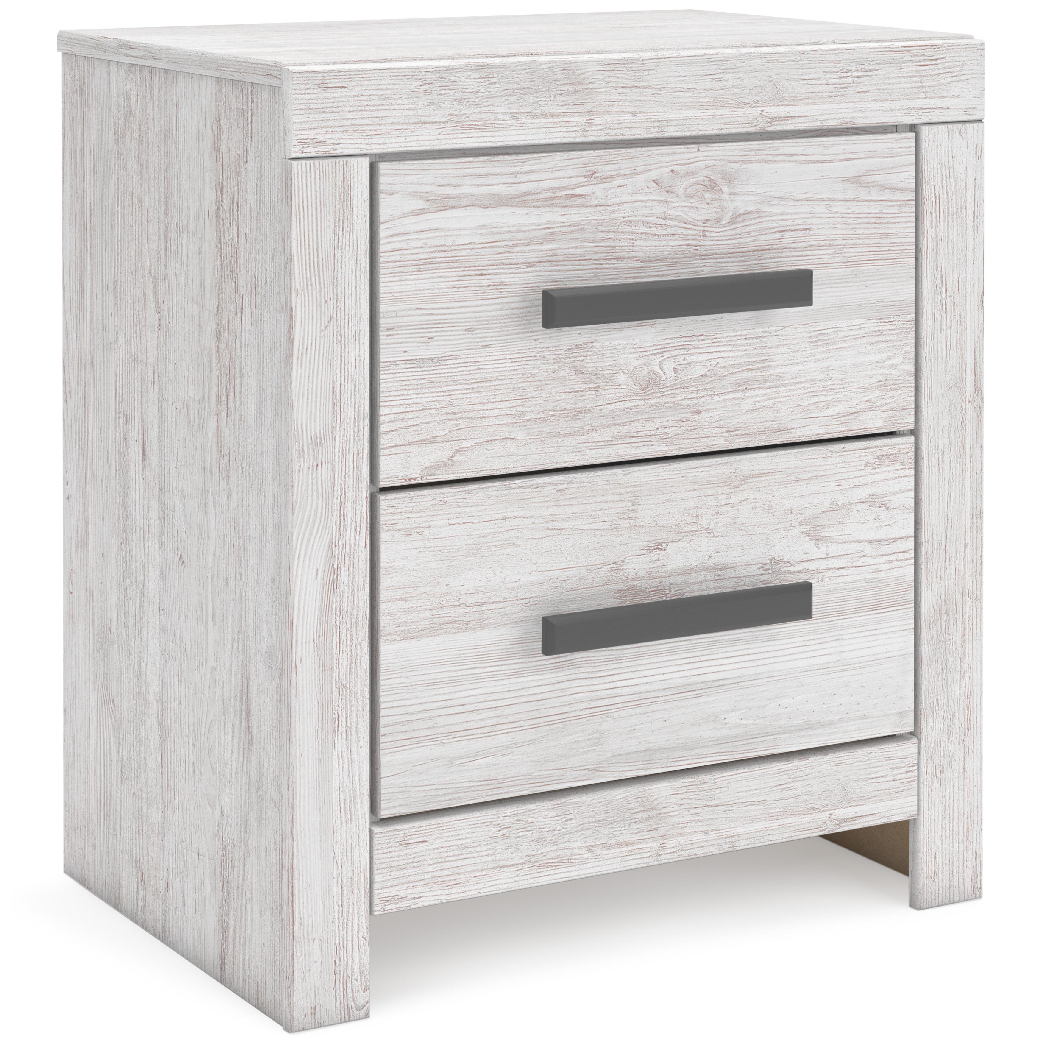 Signature Design by Ashley Cayboni B3788-92 Two Drawer Night Stand IMAGE 1