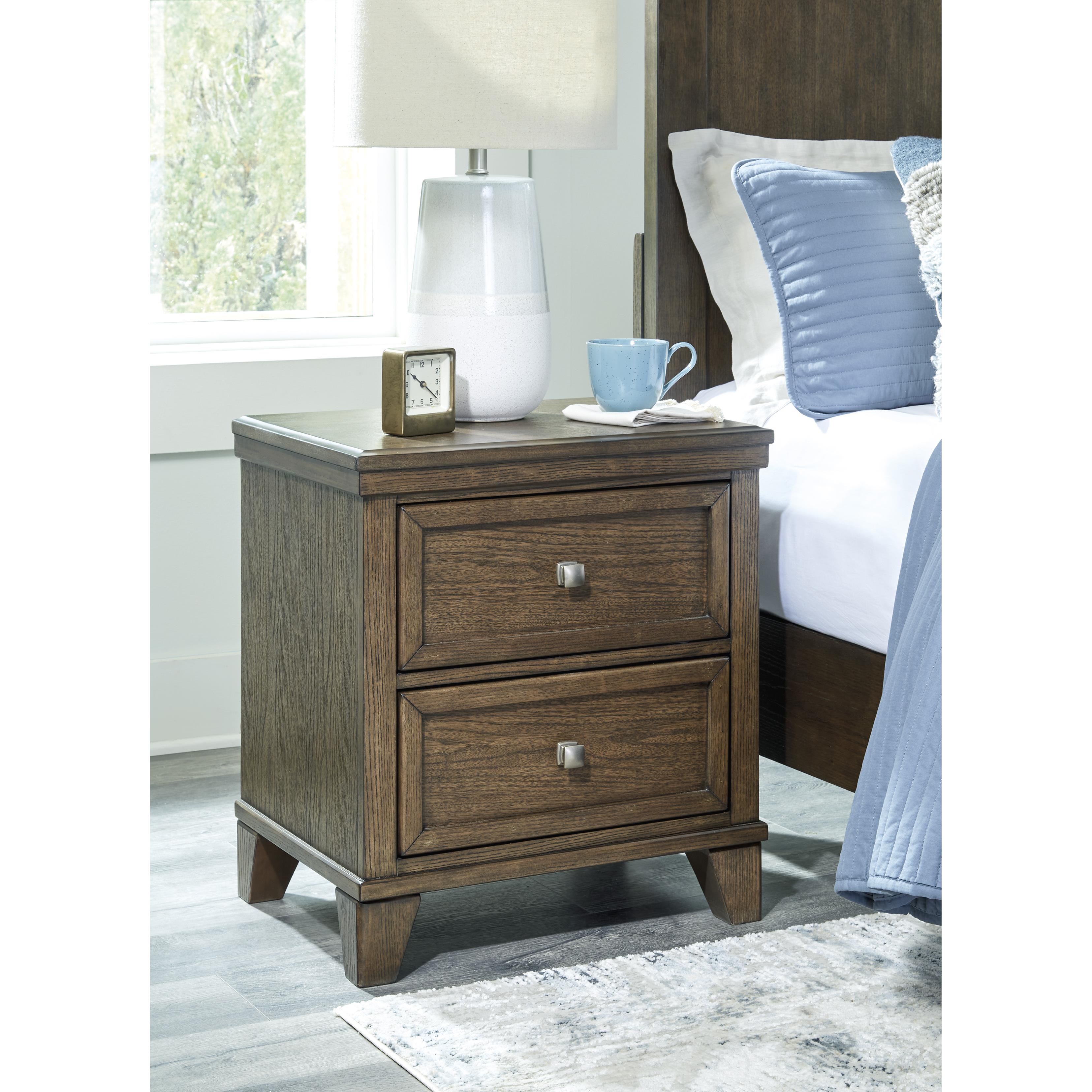 Benchcraft Shawbeck B625-92 Two Drawer Night Stand IMAGE 7