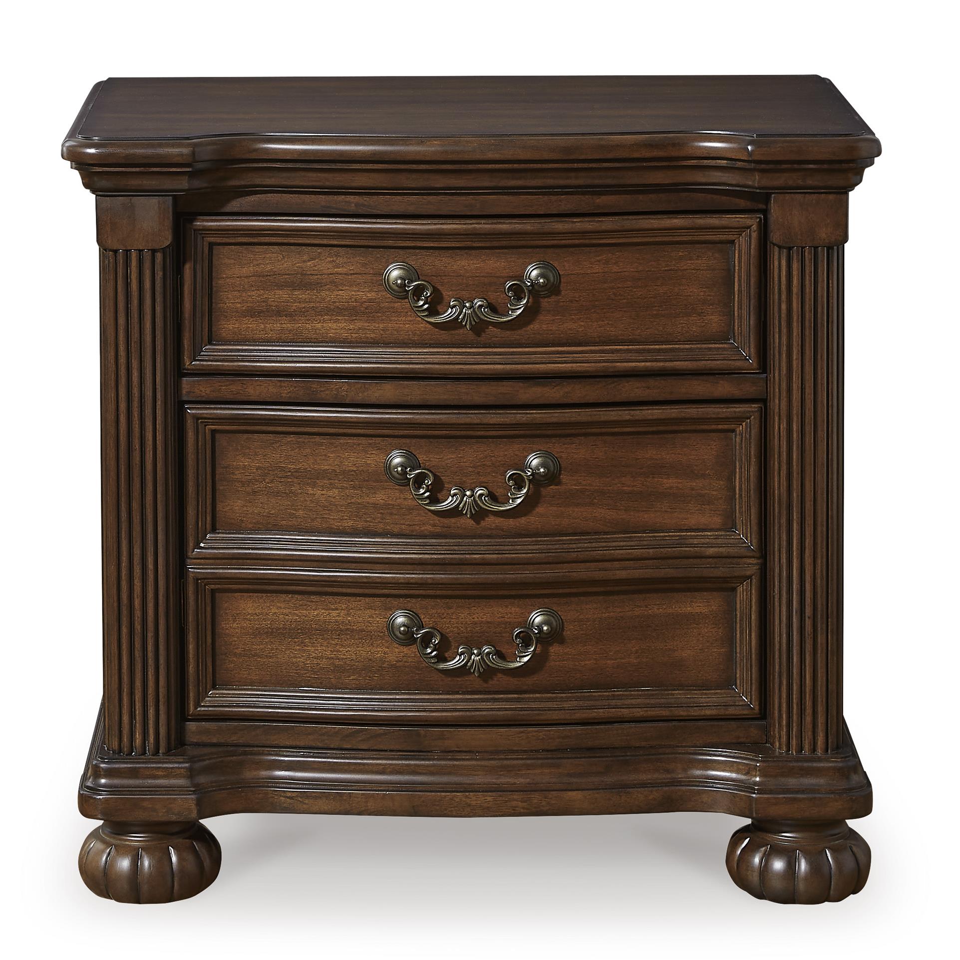 Signature Design by Ashley Lavinton B764-93 Three Drawer Night Stand IMAGE 3