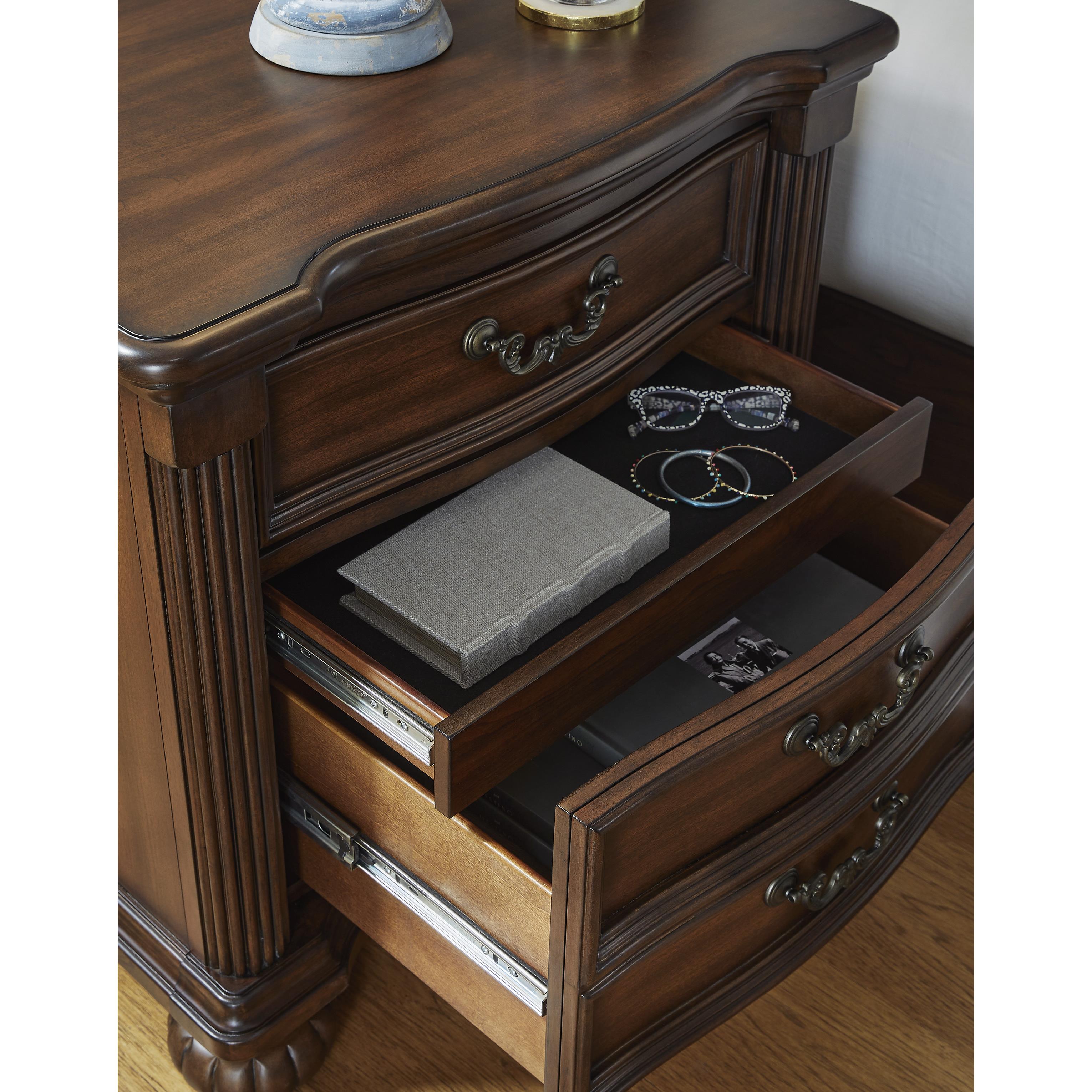 Signature Design by Ashley Lavinton B764-93 Three Drawer Night Stand IMAGE 7