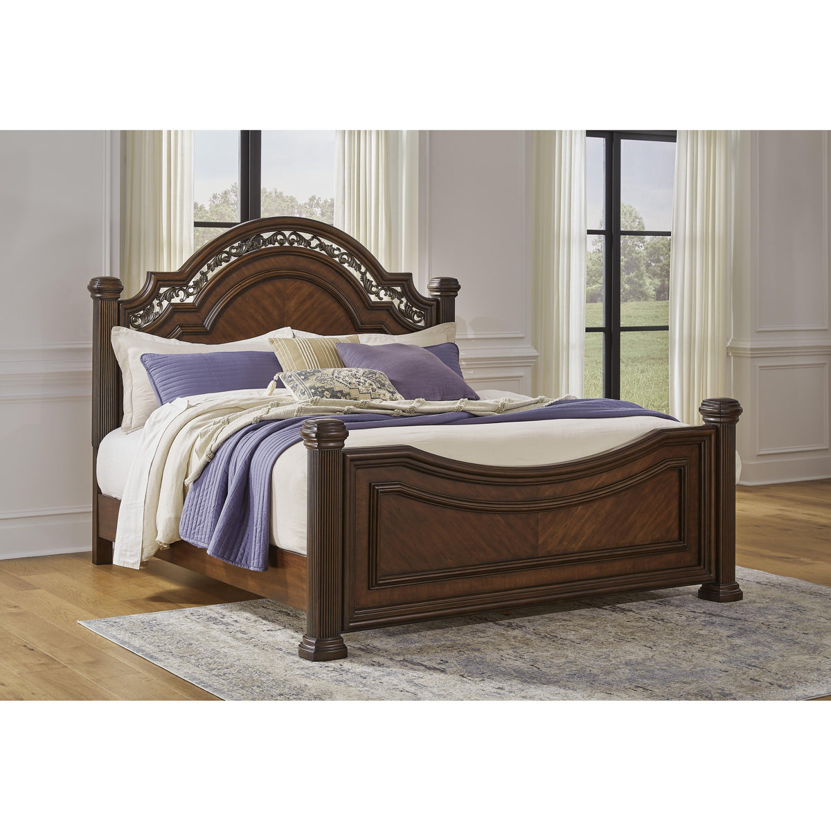 Signature Design by Ashley Lavinton B764B10 California King Poster Bed IMAGE 5