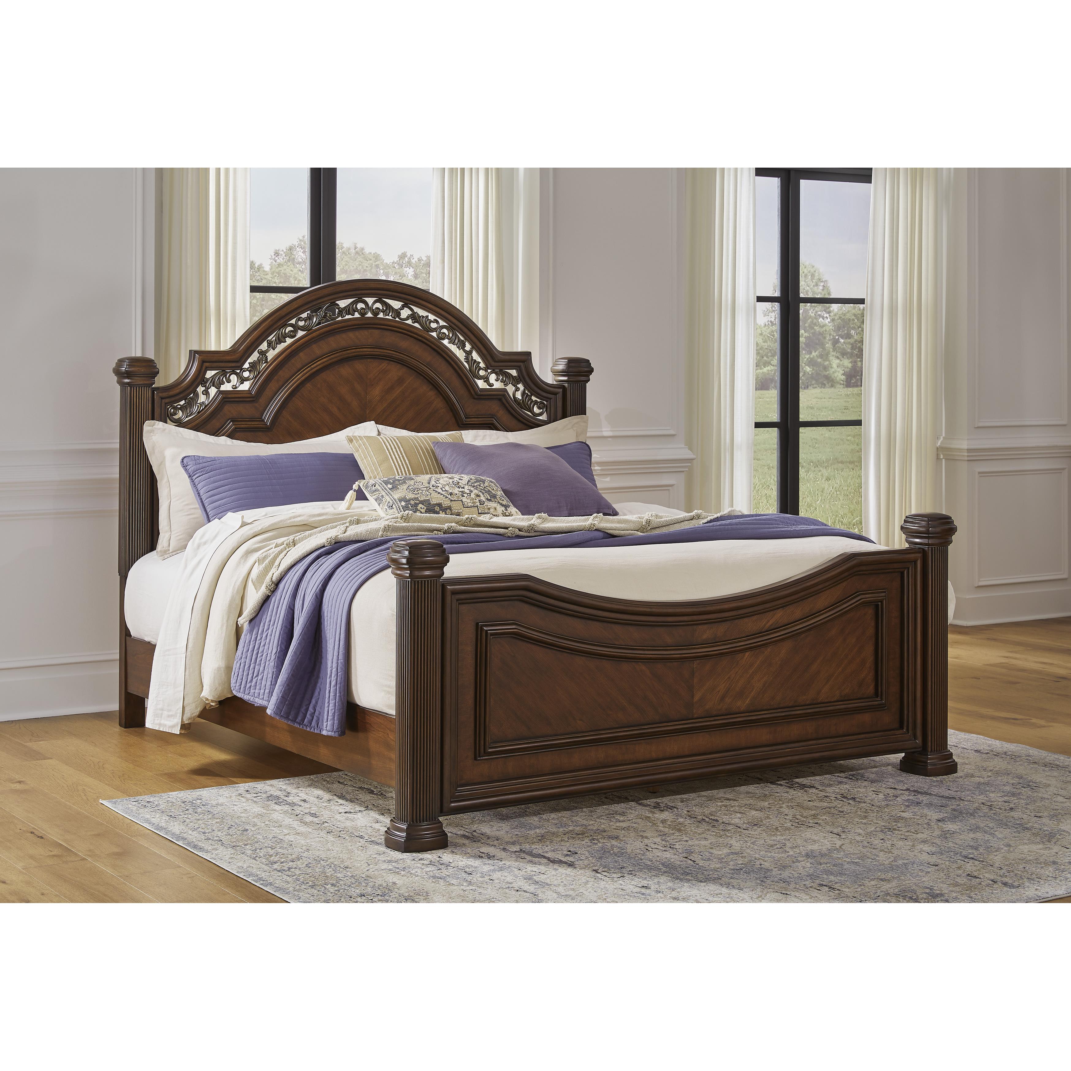 Signature Design by Ashley Lavinton B764B9 King Poster Bed IMAGE 5