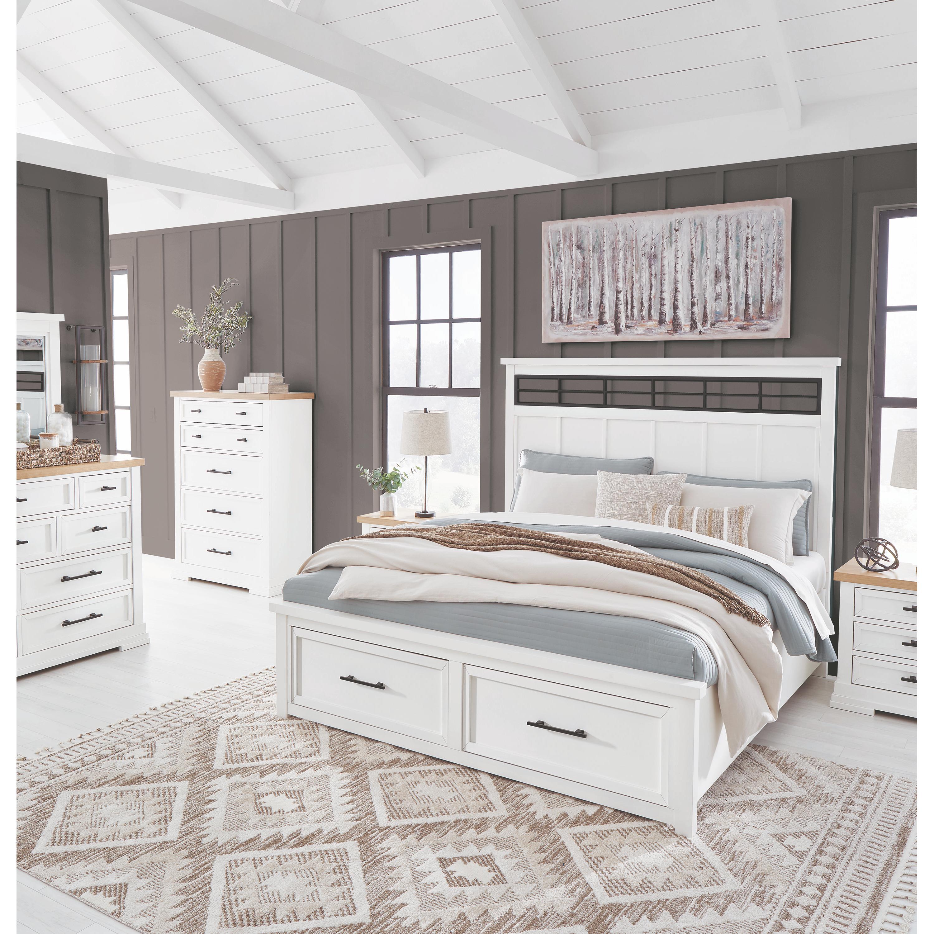 Benchcraft Ashbryn B844-93 Three Drawer Night Stand IMAGE 11