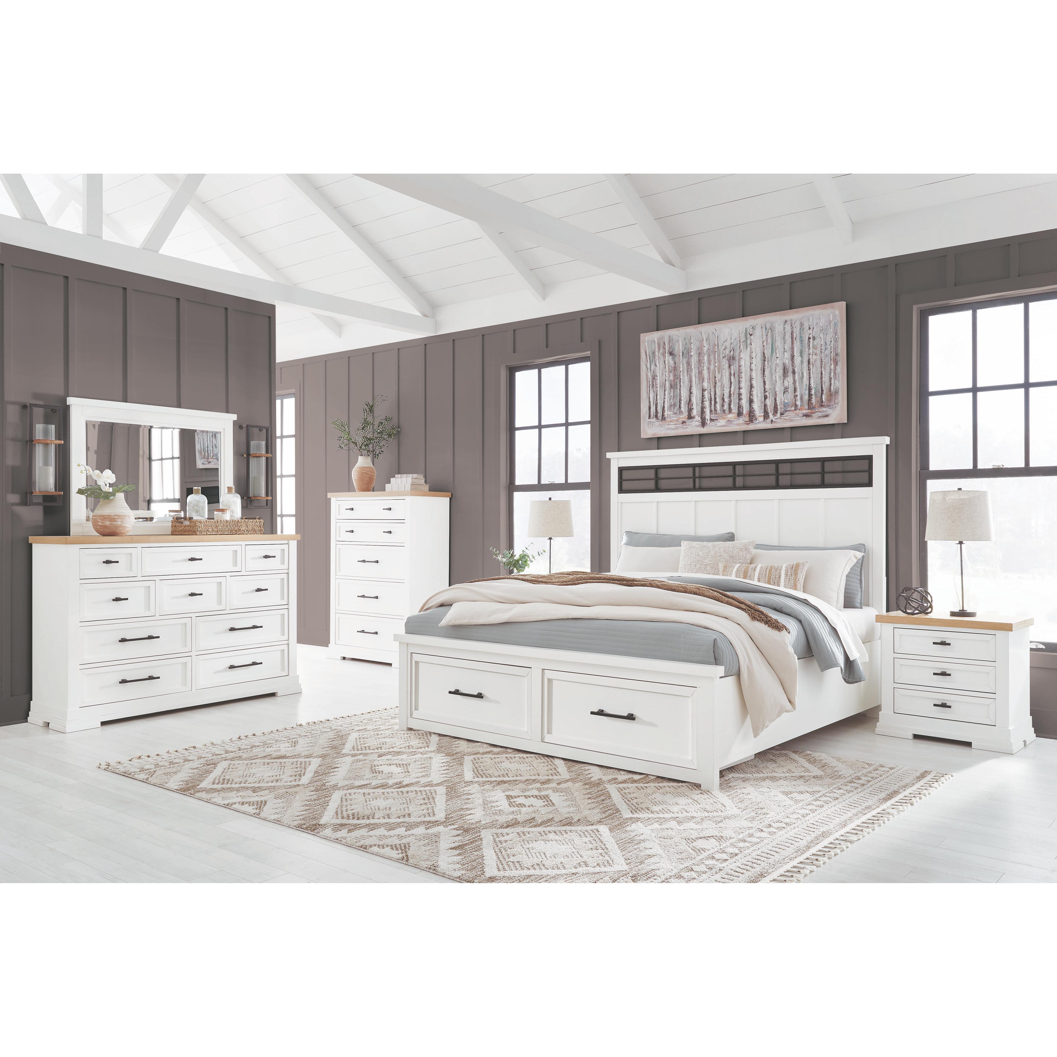 Benchcraft Ashbryn B844-93 Three Drawer Night Stand IMAGE 13