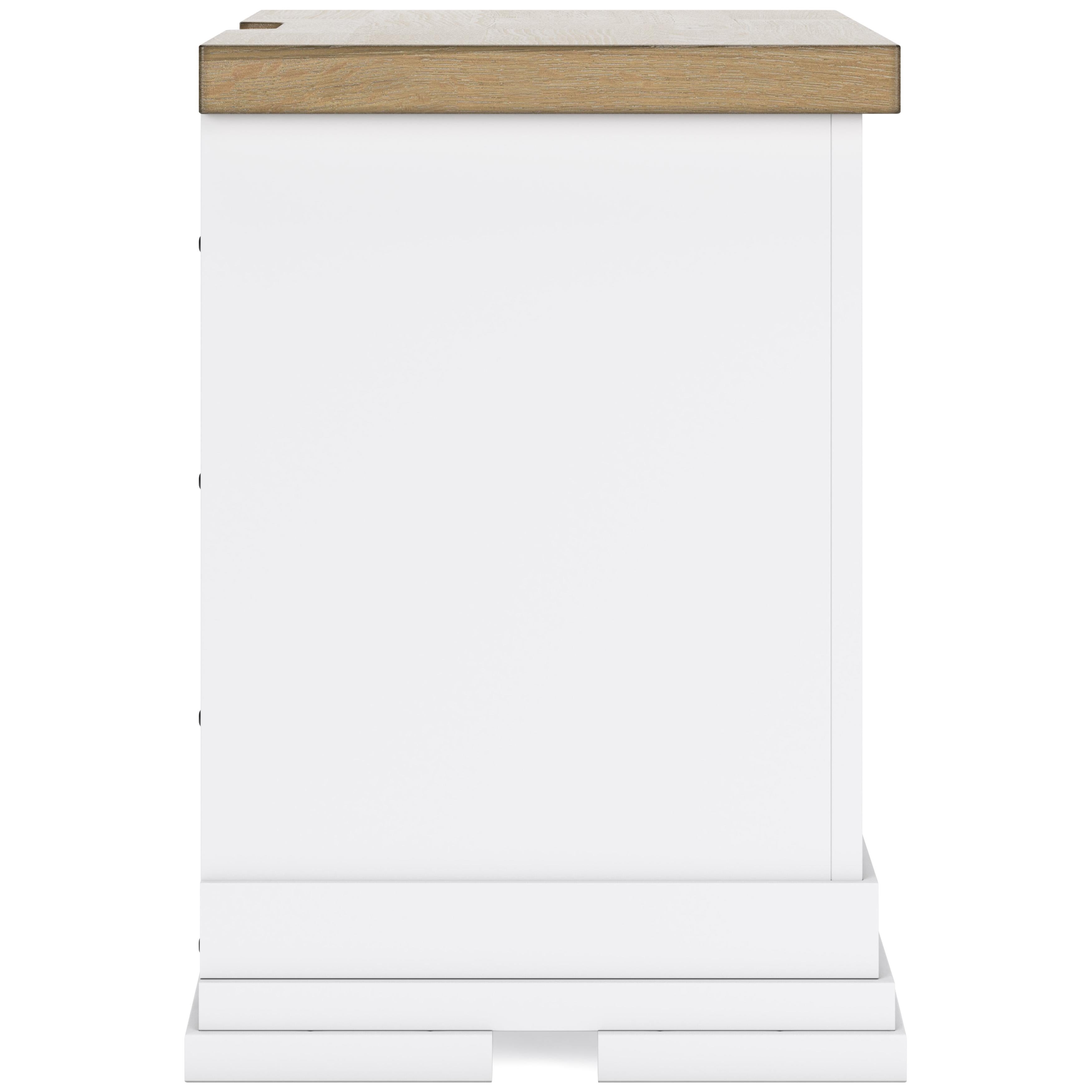 Benchcraft Ashbryn B844-93 Three Drawer Night Stand IMAGE 4