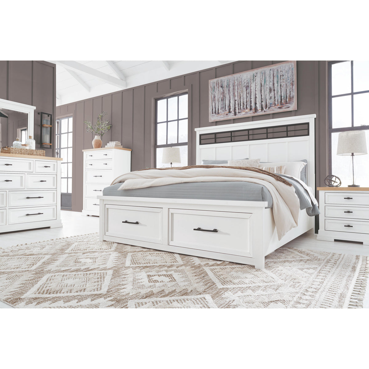 Benchcraft Ashbryn B844-93 Three Drawer Night Stand IMAGE 9