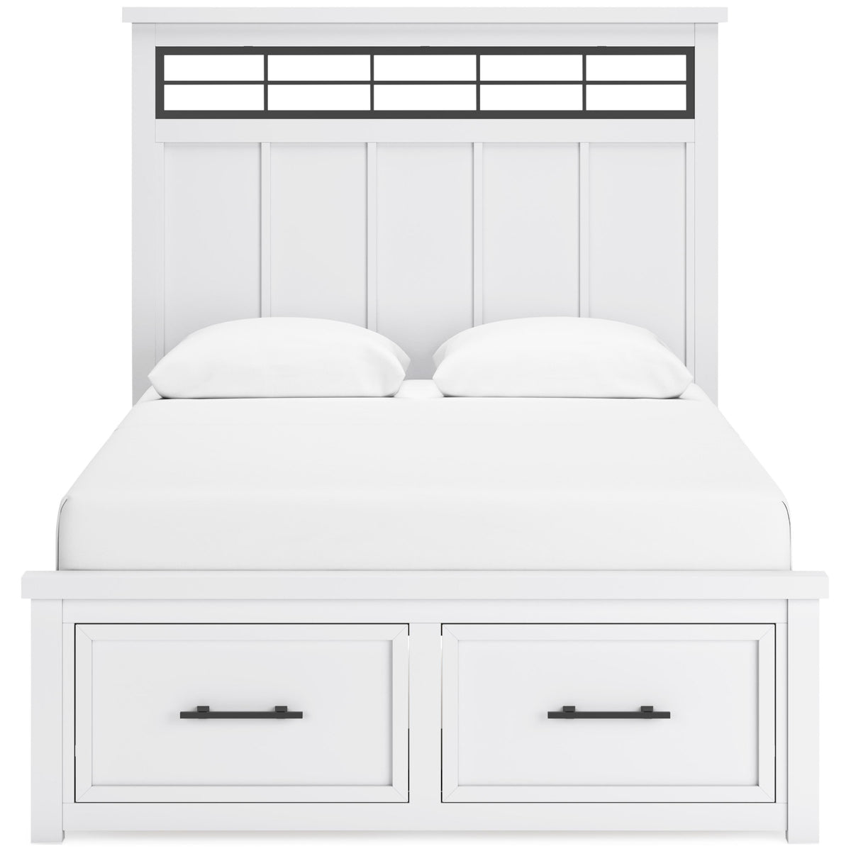 Benchcraft Ashbryn B844B2 Queen Panel Storage Bed IMAGE 2