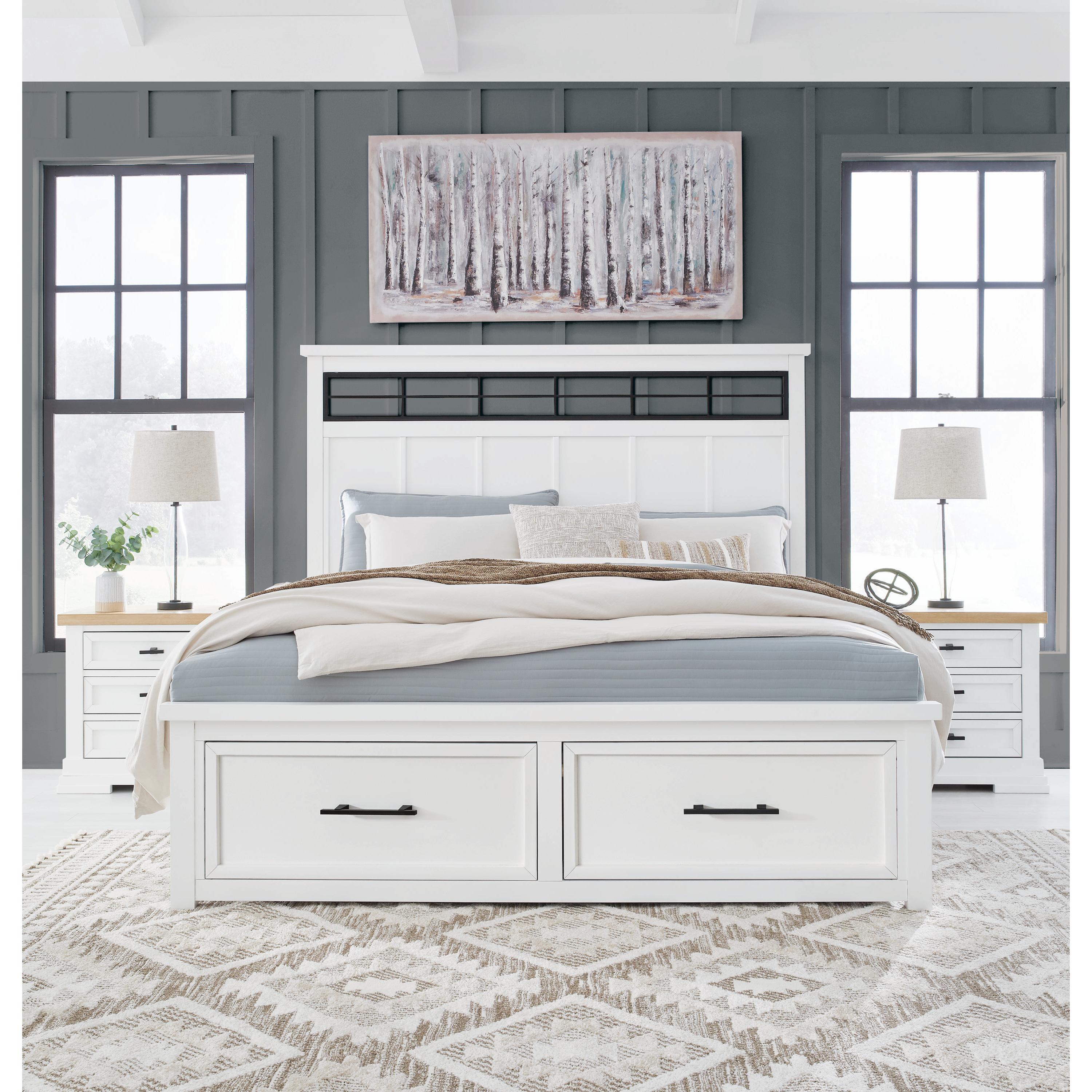 Benchcraft Ashbryn B844B4 King Panel Storage Bed IMAGE 11