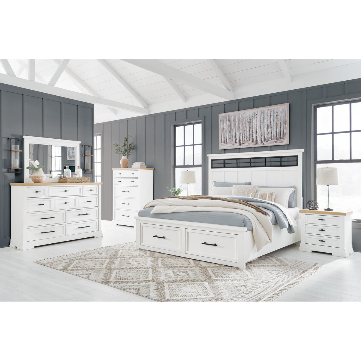 Benchcraft Ashbryn B844B4 King Panel Storage Bed IMAGE 12