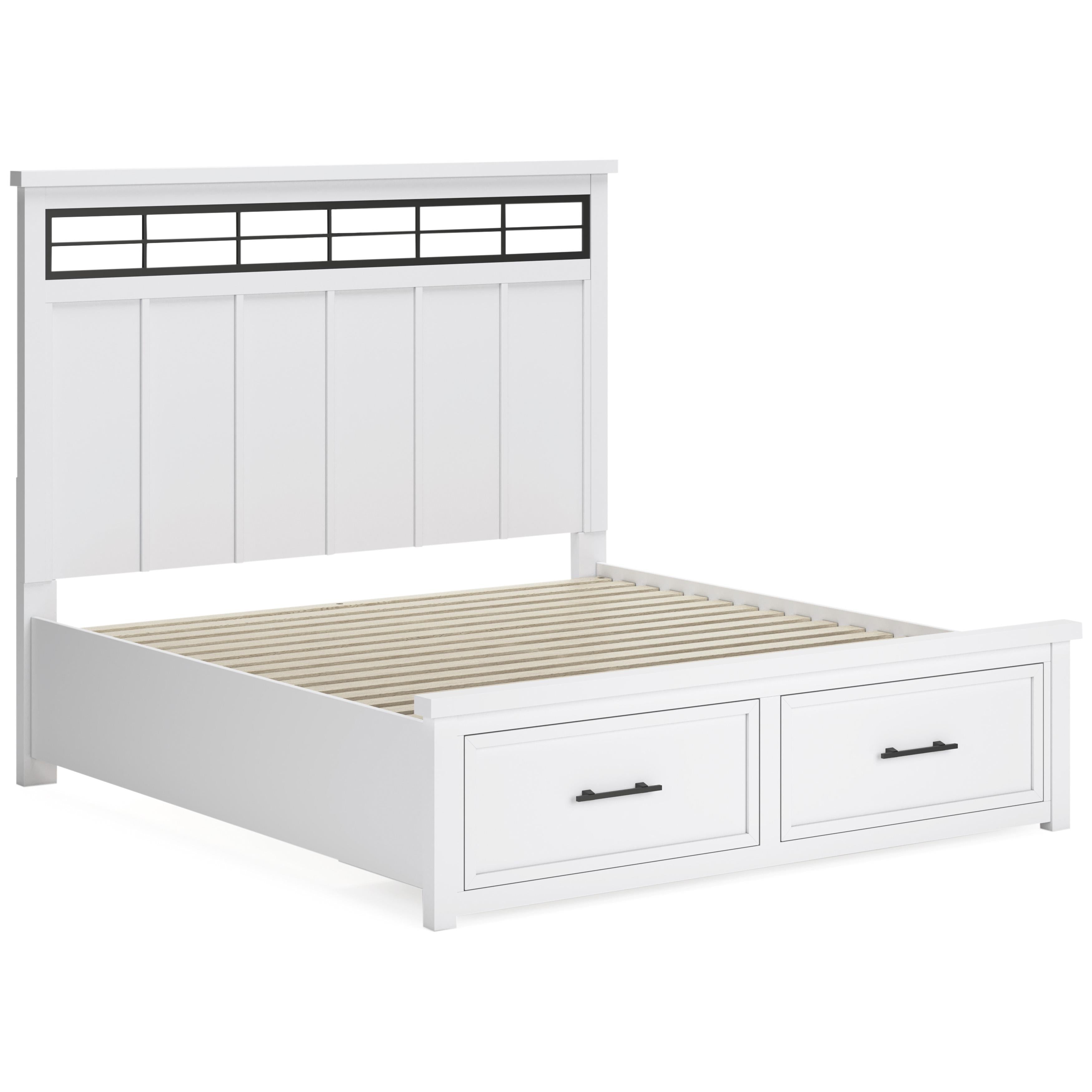 Benchcraft Ashbryn B844B5 California King Panel Storage Bed IMAGE 5