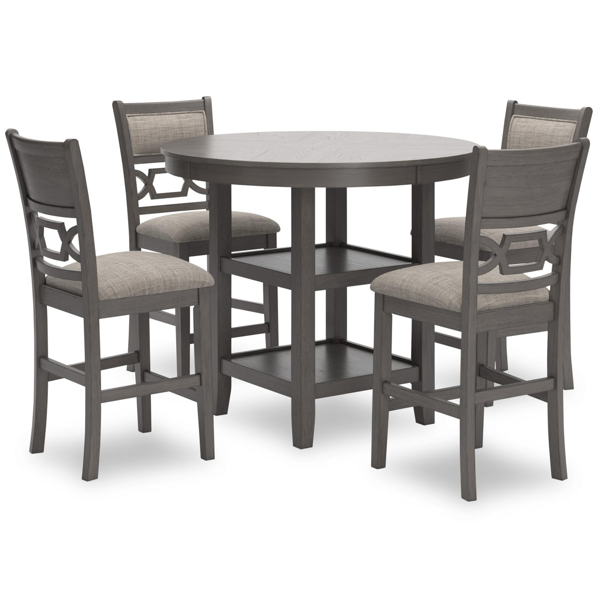 Signature Design by Ashley Wrenning D425-223 Dining Room Counter Table Set IMAGE 1