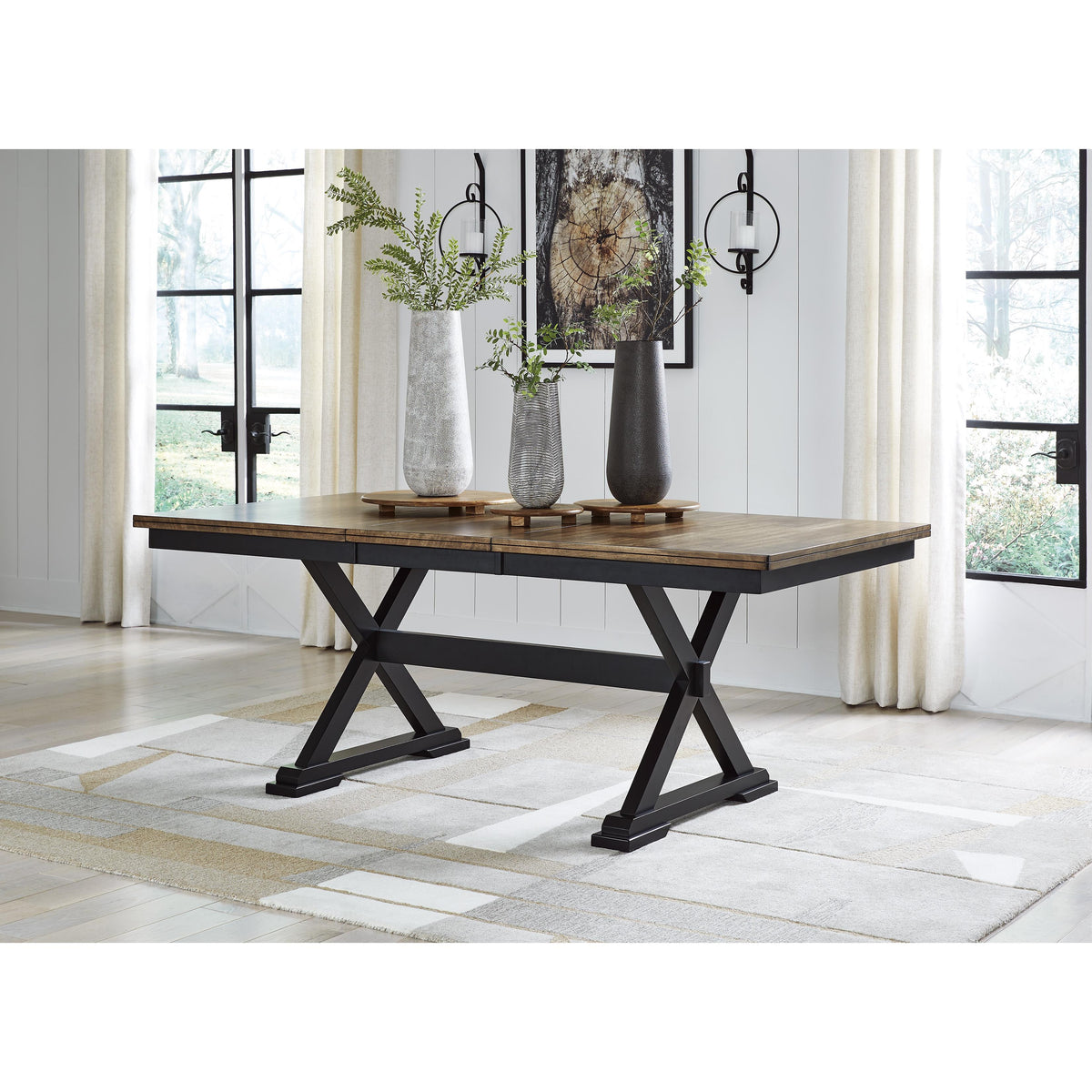Signature Design by Ashley Wildenauer D634-35 Rectangular Dining Room Extension Table IMAGE 5