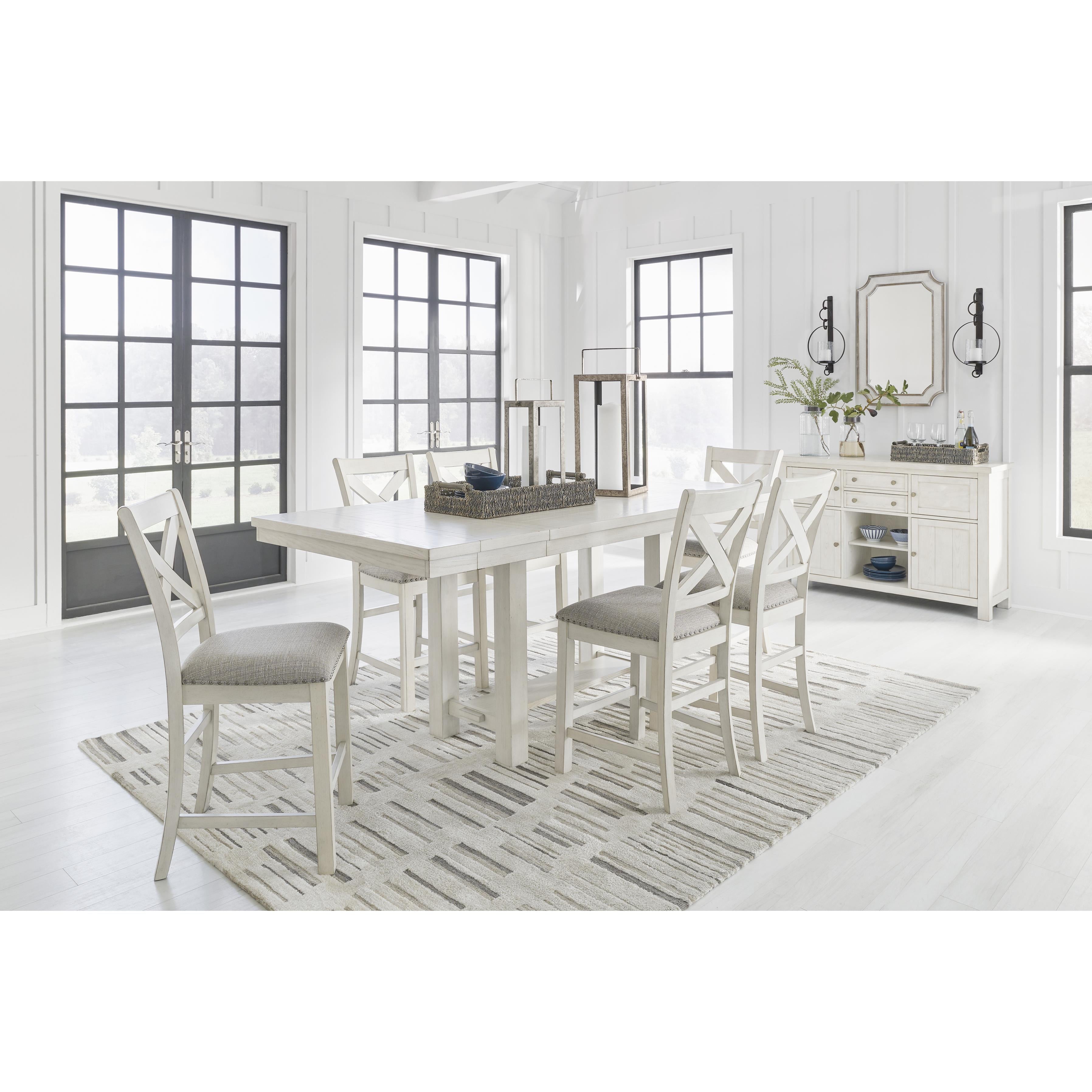 Signature Design by Ashley Robbinsdale D642-124 Upholstered Barstool IMAGE 7