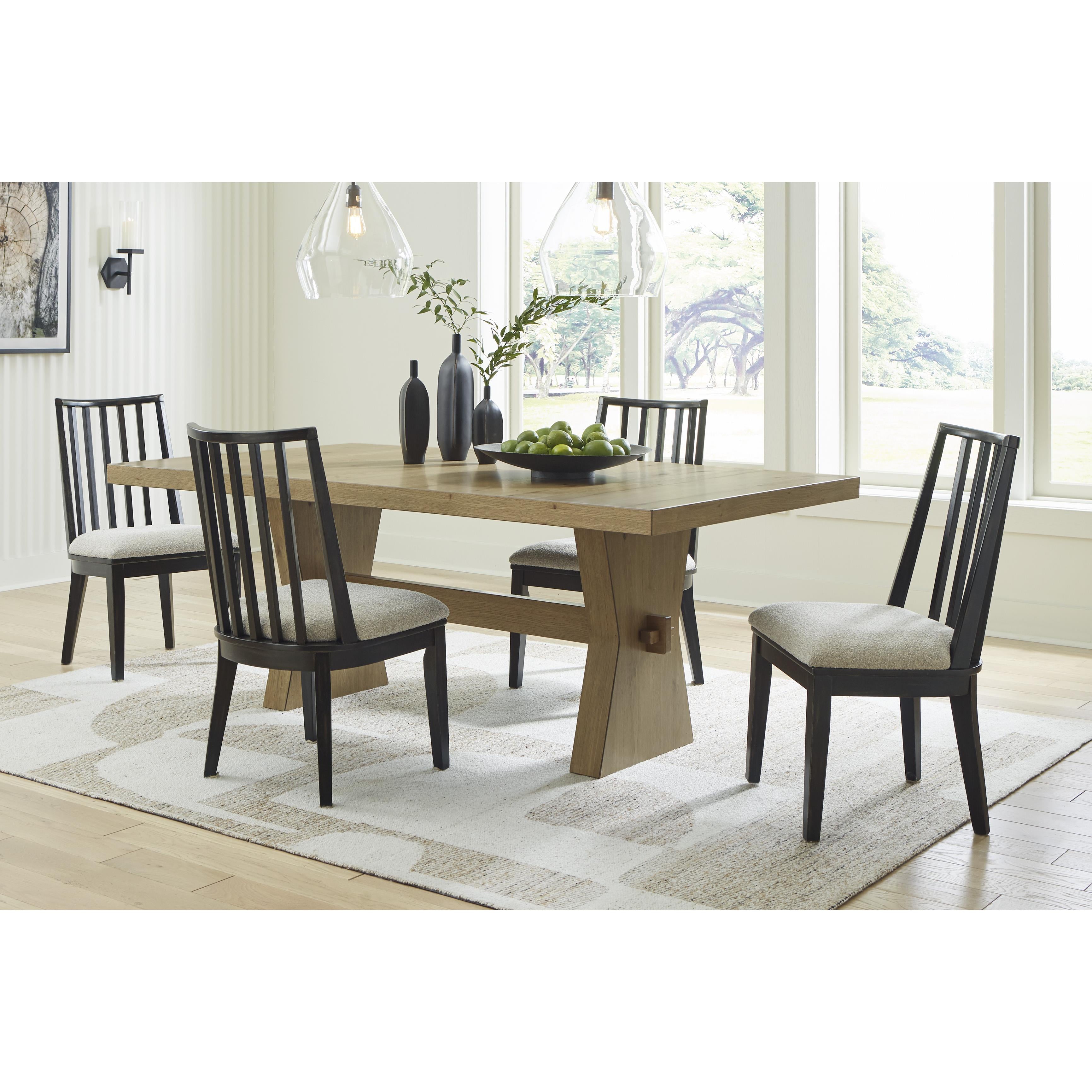 Signature Design by Ashley Galliden D841-45 Rectangular Dining Room Table IMAGE 12