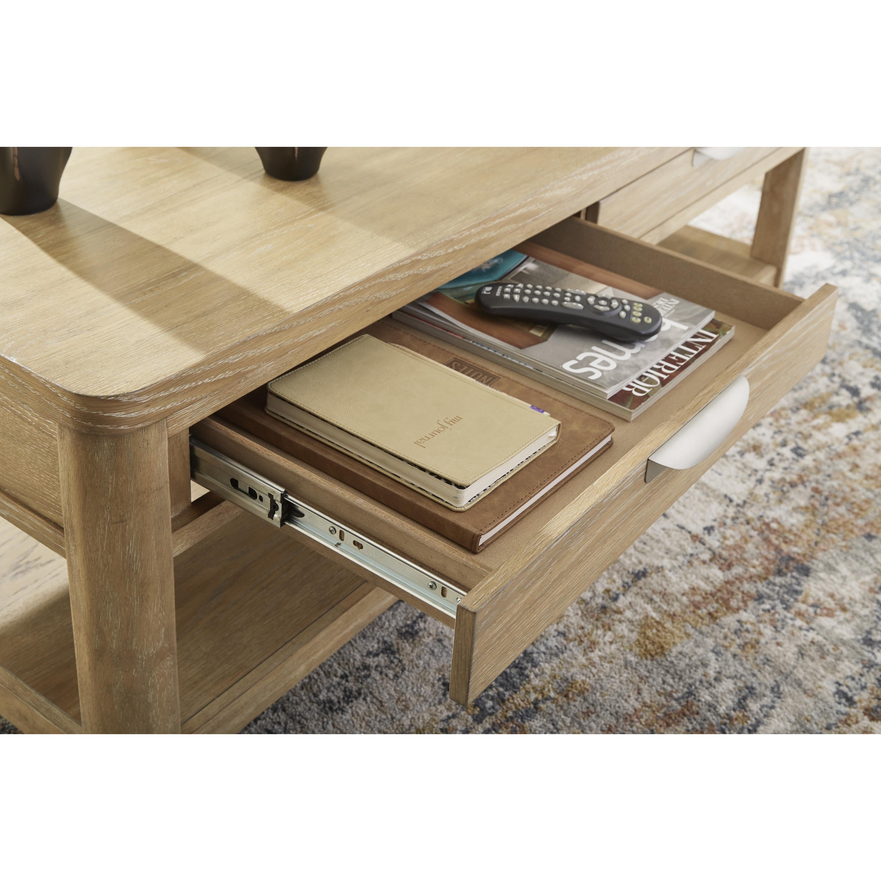 Signature Design by Ashley Rencott T781-1 Rectangular Cocktail Table IMAGE 7